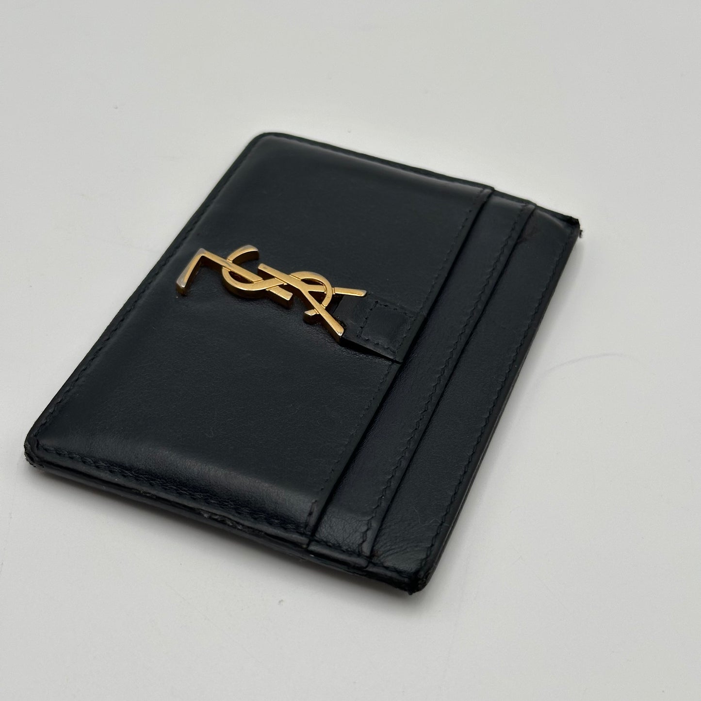 Authentic YSL Calfskin Cardholder Wallet