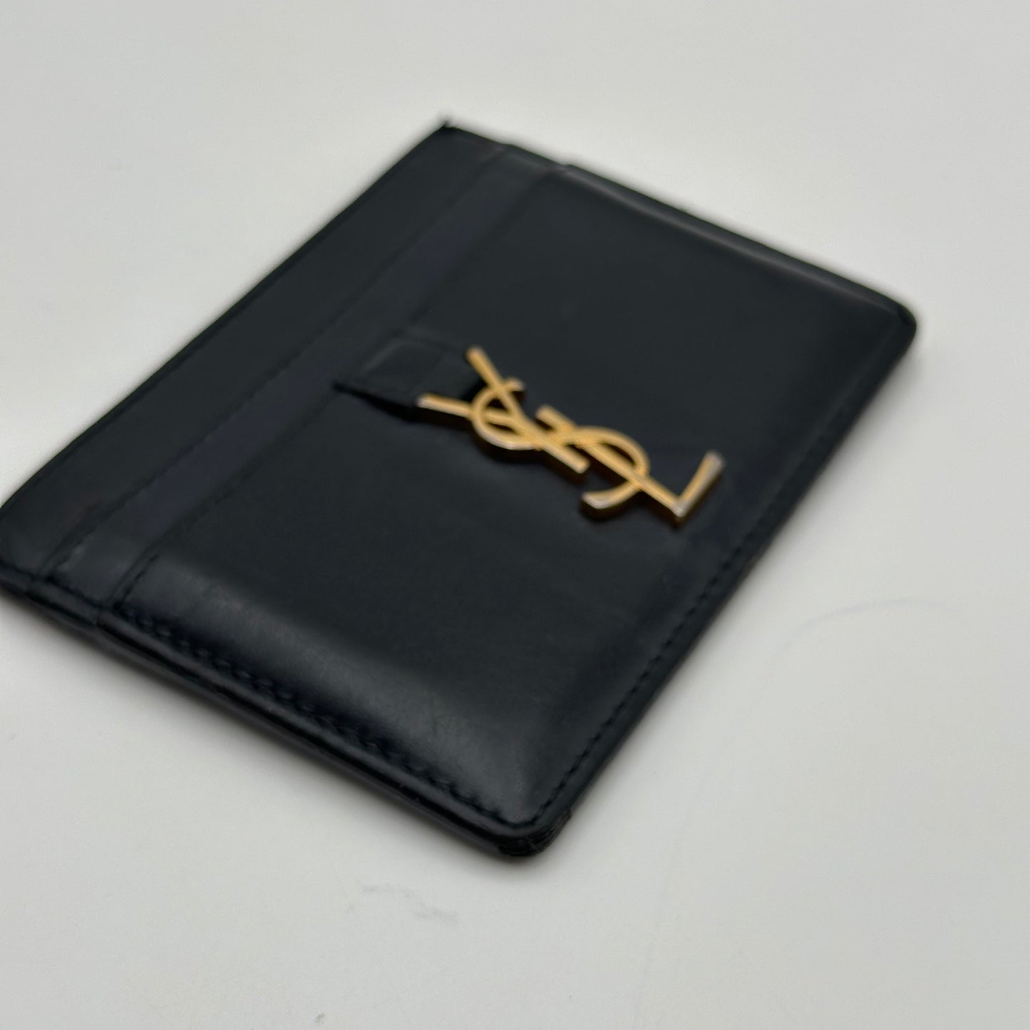 Authentic YSL Calfskin Cardholder Wallet