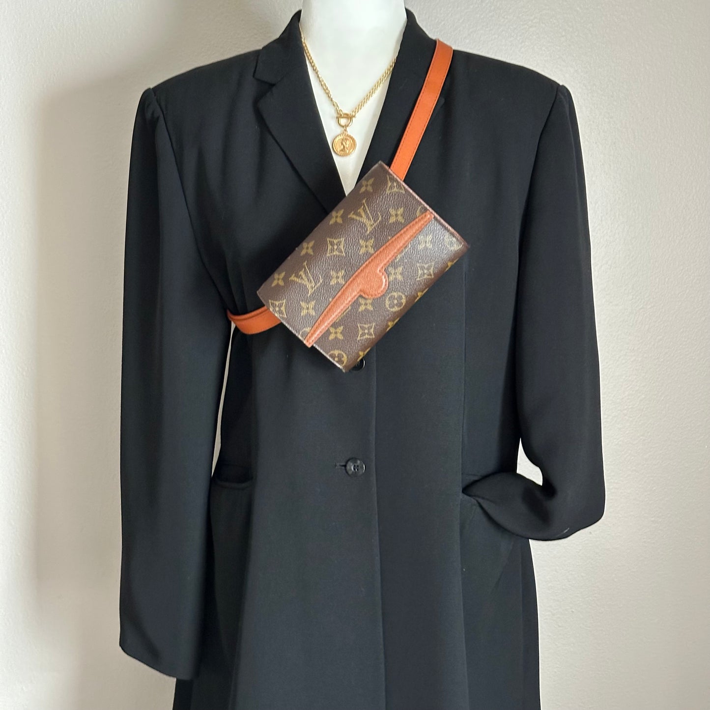 Authentic Louis Vuitton 1993 Monogram Arsch Belt Bag Crossbody