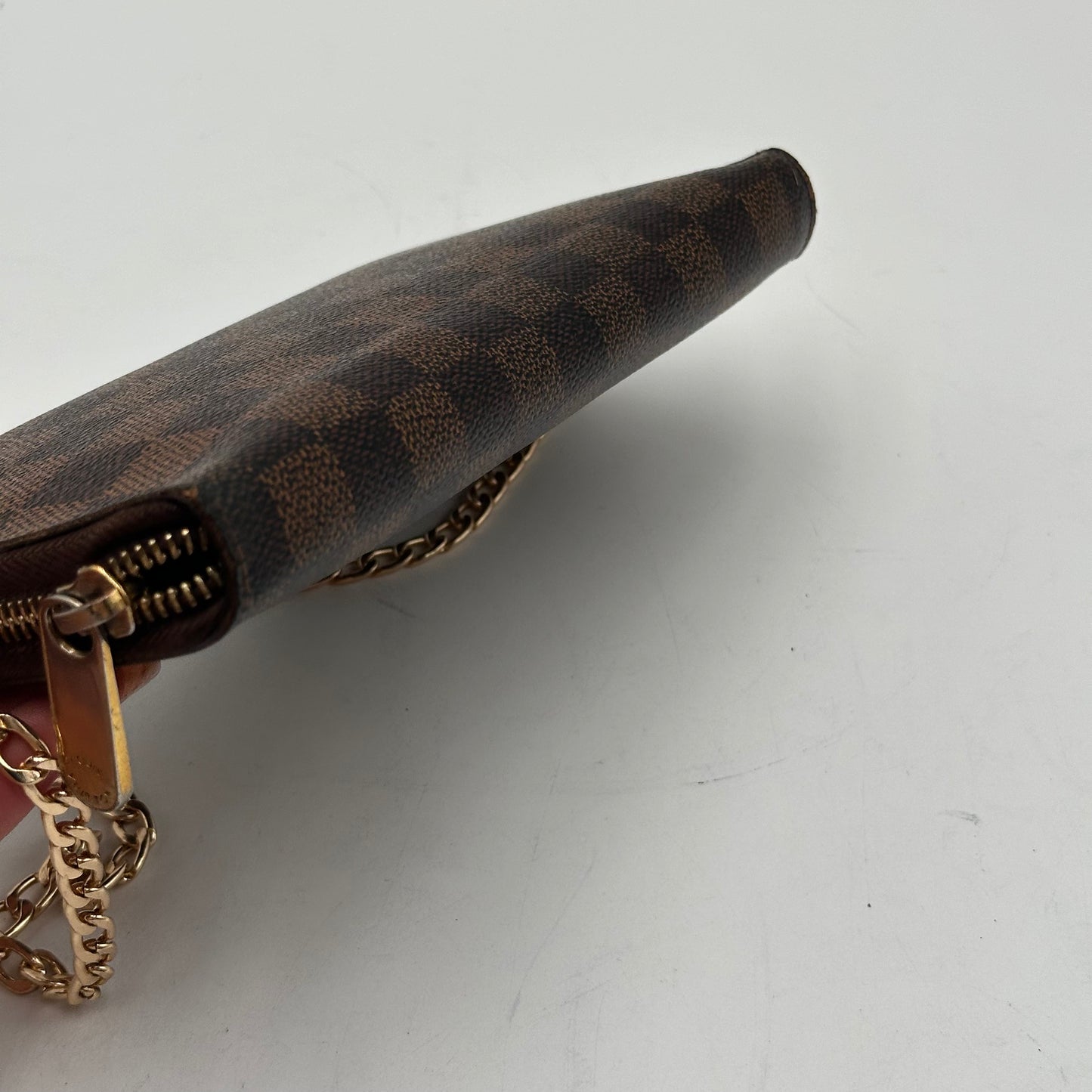 Authentic Louis Vuitton 2011 Damier Ebene Organizer Wallet Crossbody