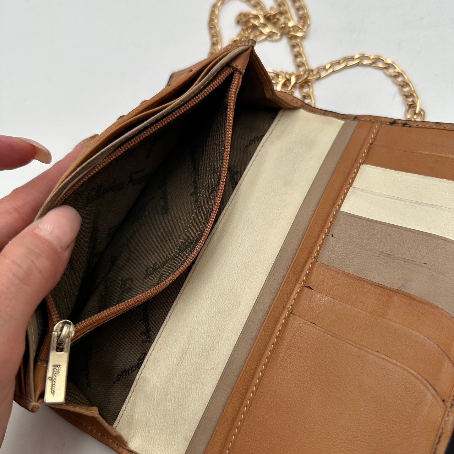 Authentic Authentic Ferragamo Black Snaplock Wallet Crossbody