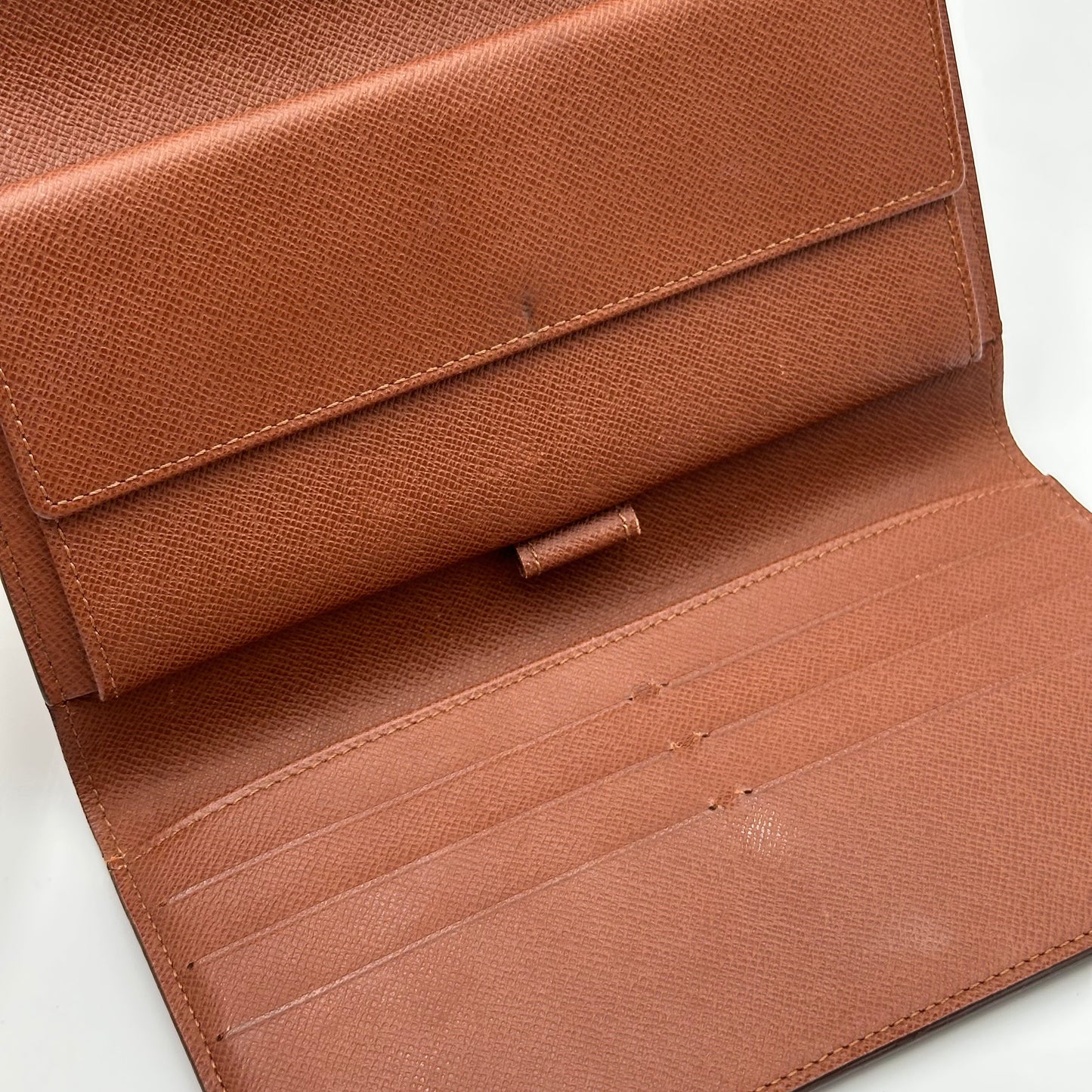 Authentic Louis Vuitton 1999 Monogram Trifold Wallet Crossbody