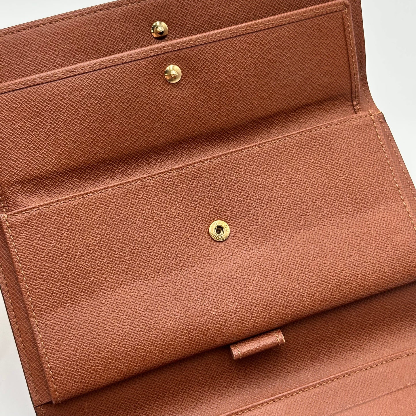 Authentic Louis Vuitton 1999 Monogram Trifold Wallet Crossbody