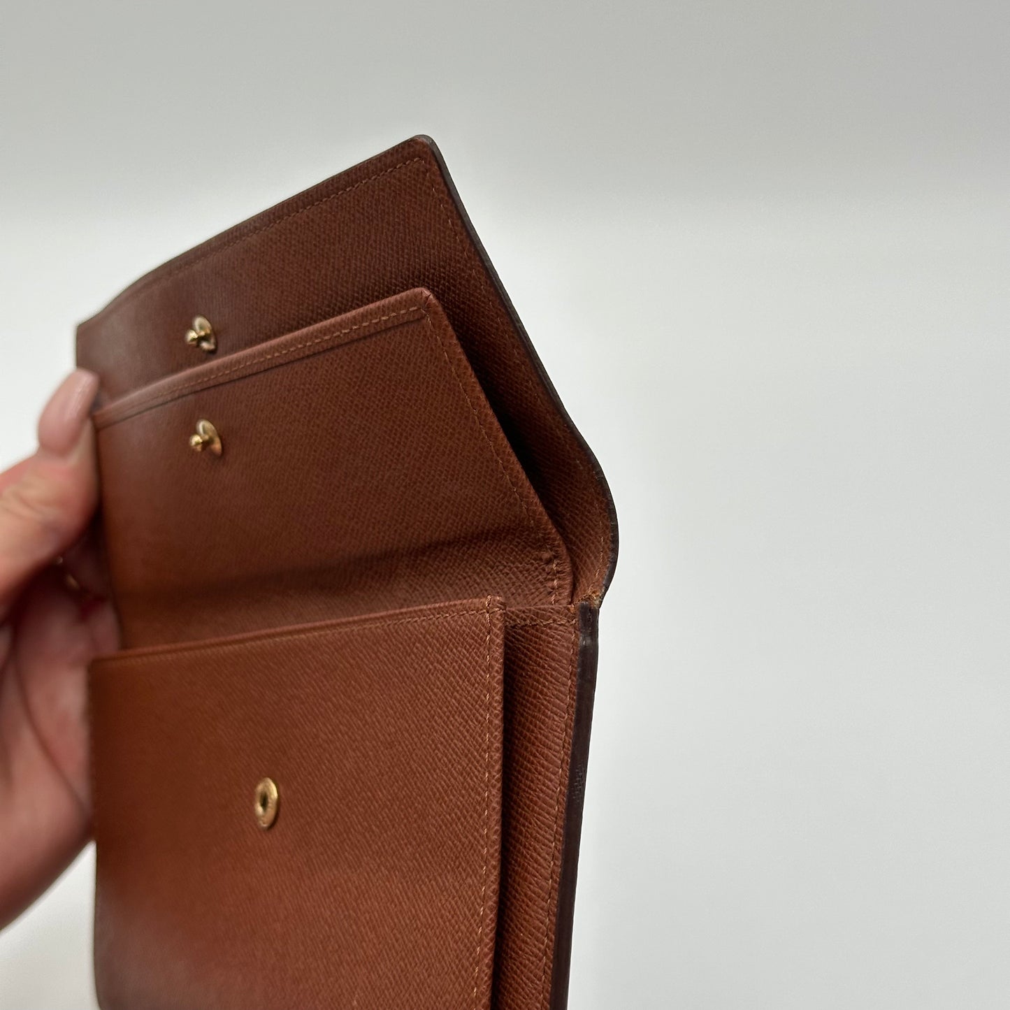 Authentic Louis Vuitton 1999 Monogram Trifold Wallet Crossbody