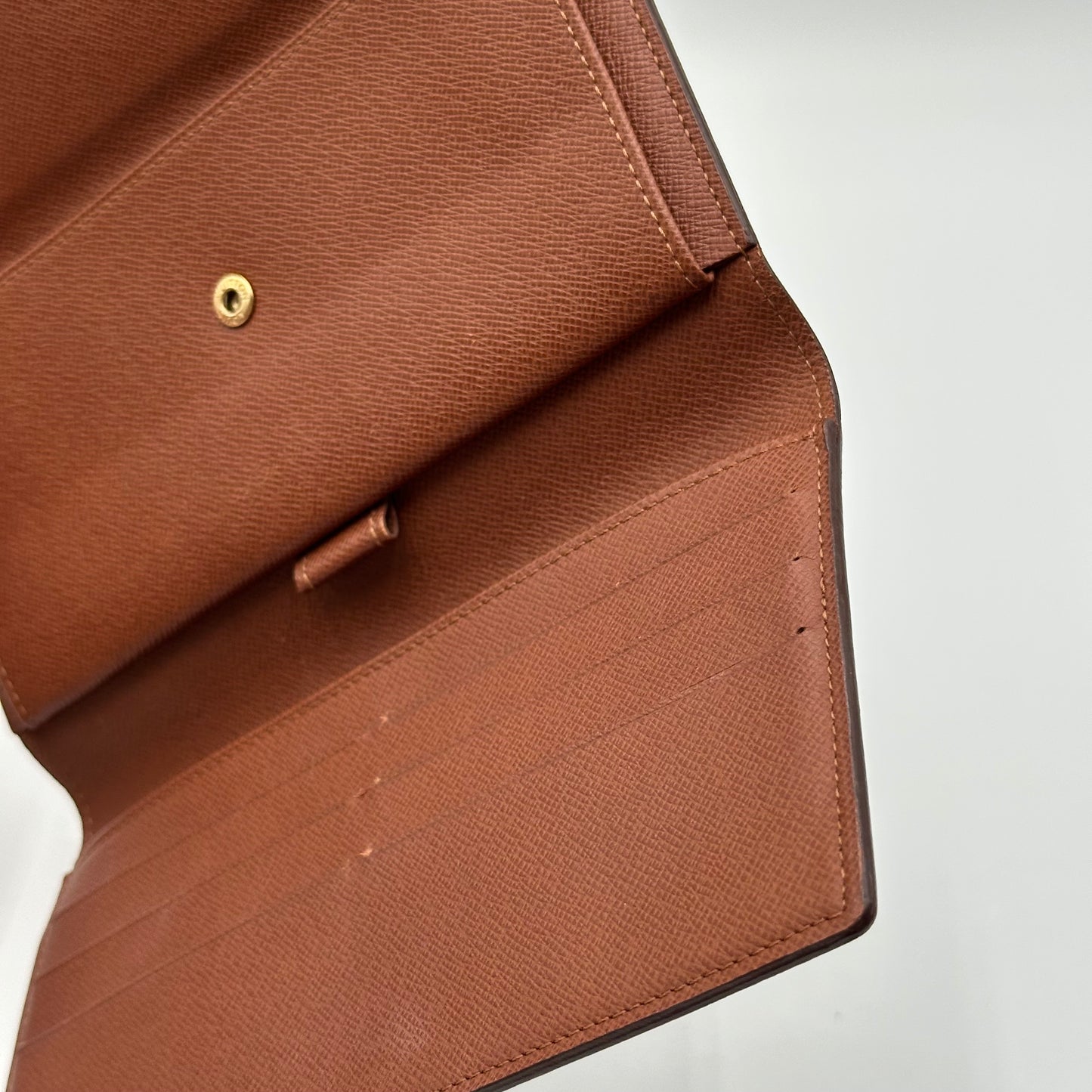 Authentic Louis Vuitton 1999 Monogram Trifold Wallet Crossbody