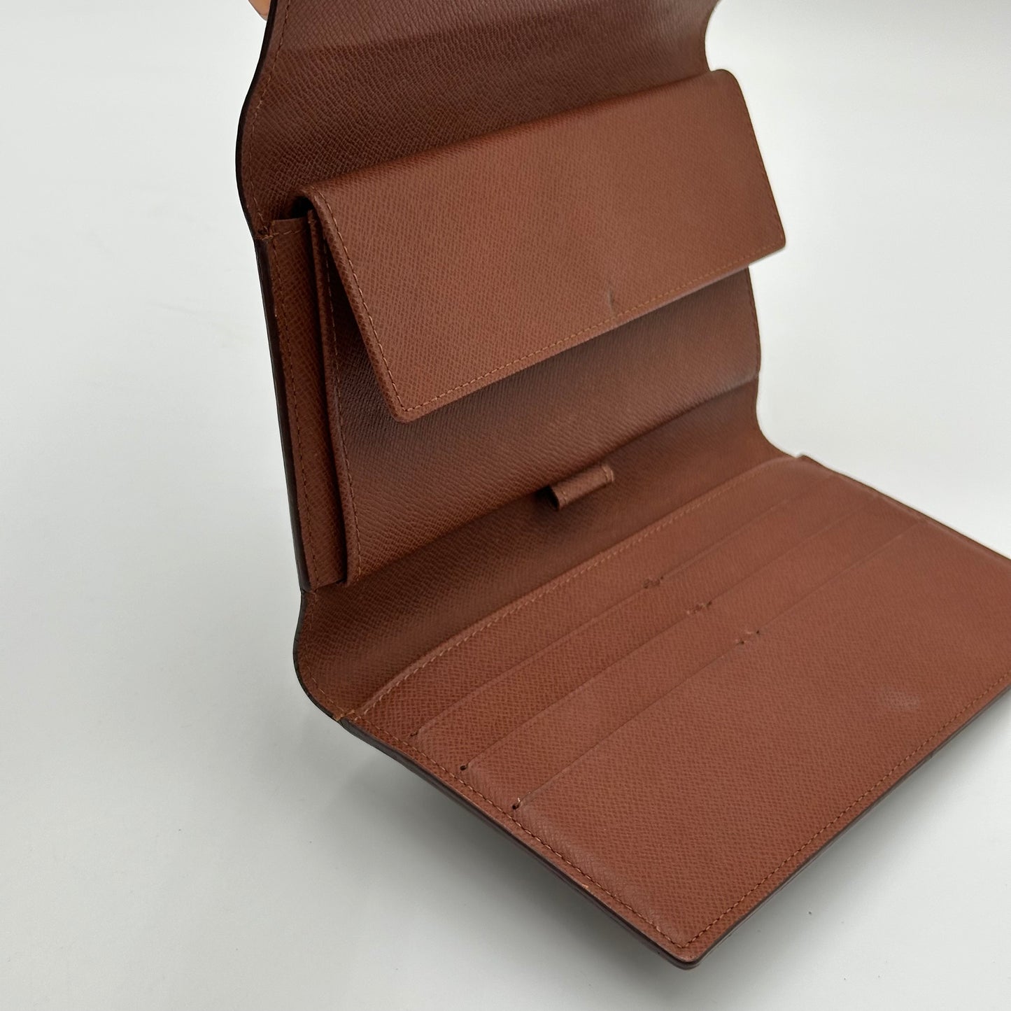 Authentic Louis Vuitton 1999 Monogram Trifold Wallet Crossbody