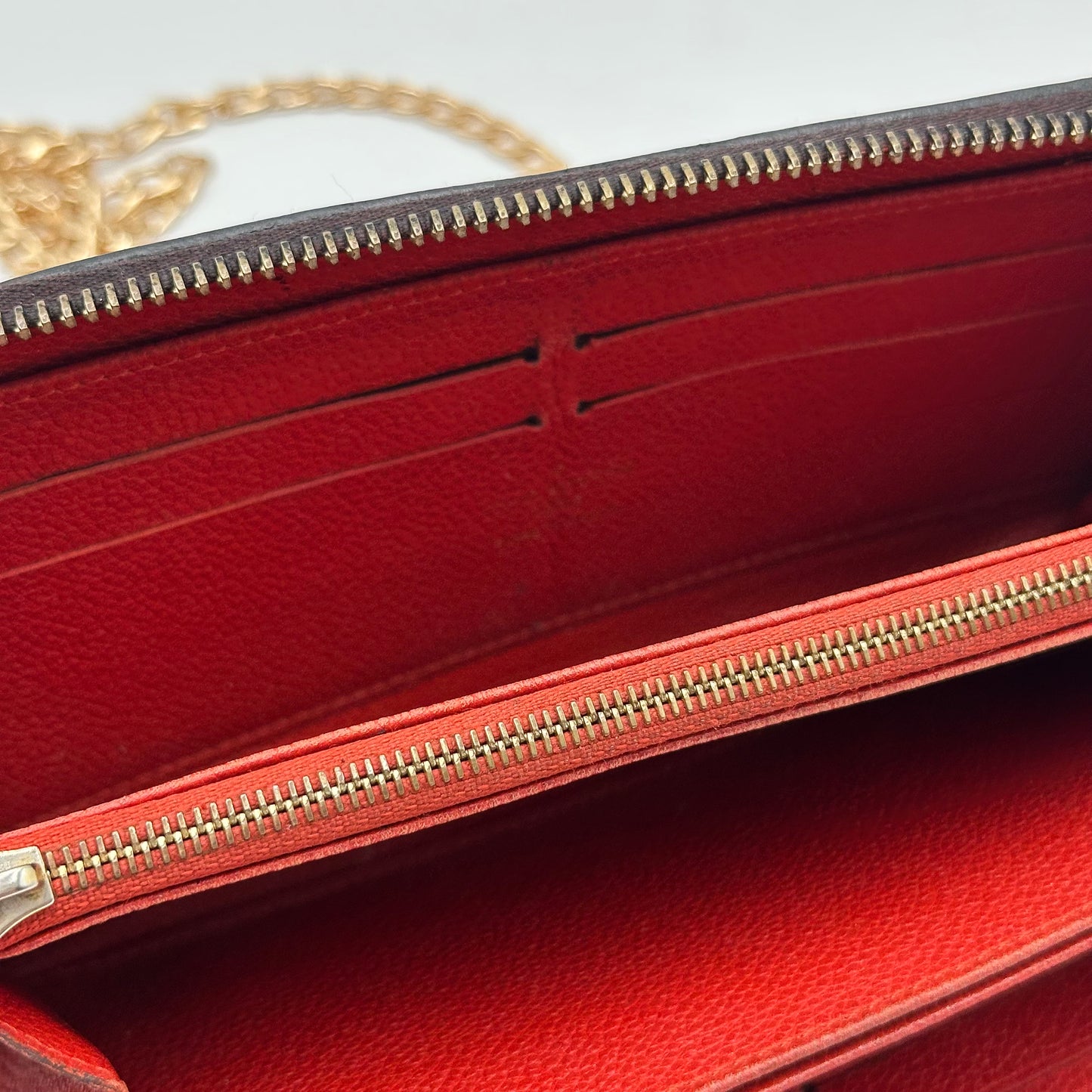 Authentic Louis Vuitton 2013 Black Empreinte Monogram Full Zipper Wallet Crossbody