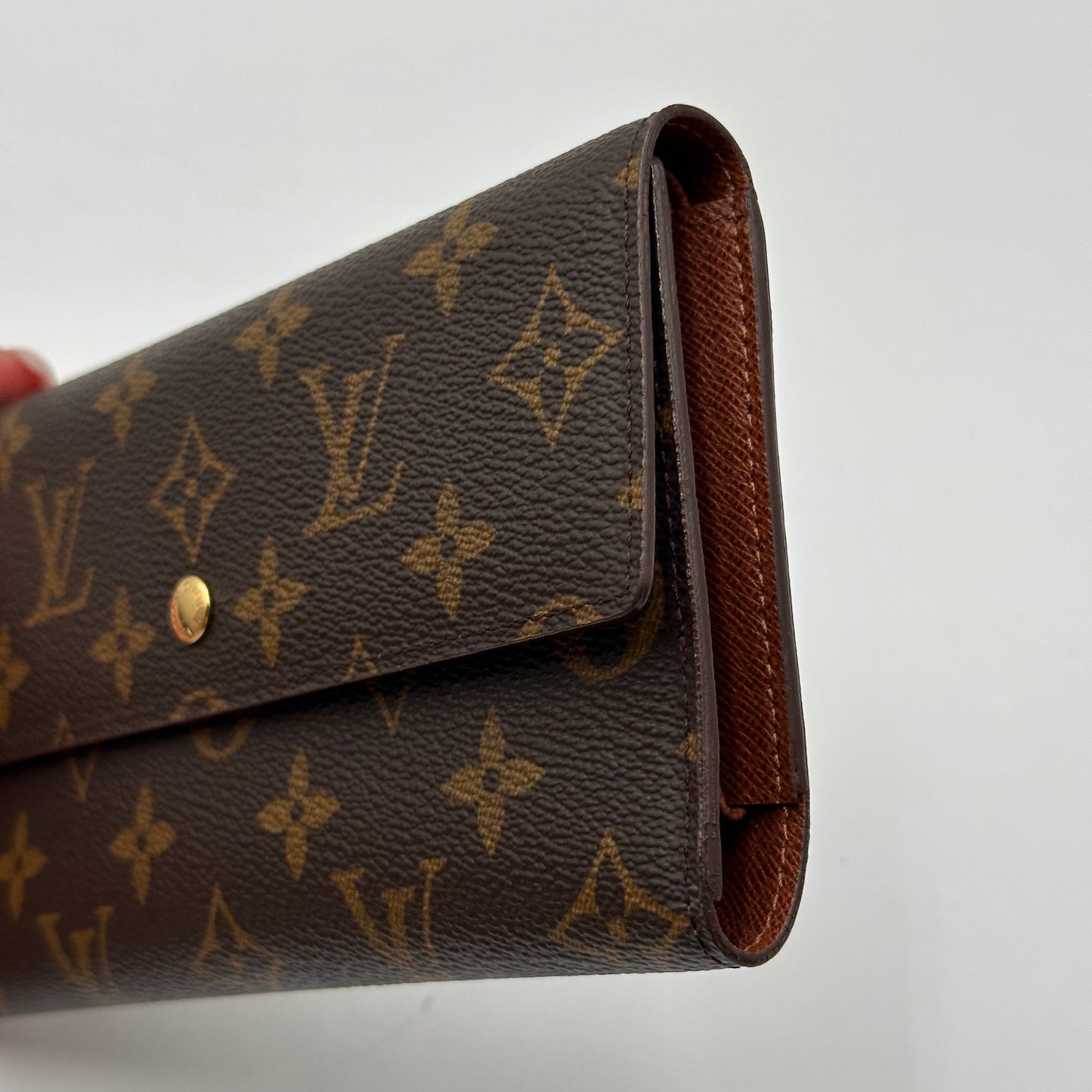 Authentic Louis Vuitton 1999 Monogram Trifold Wallet Crossbody