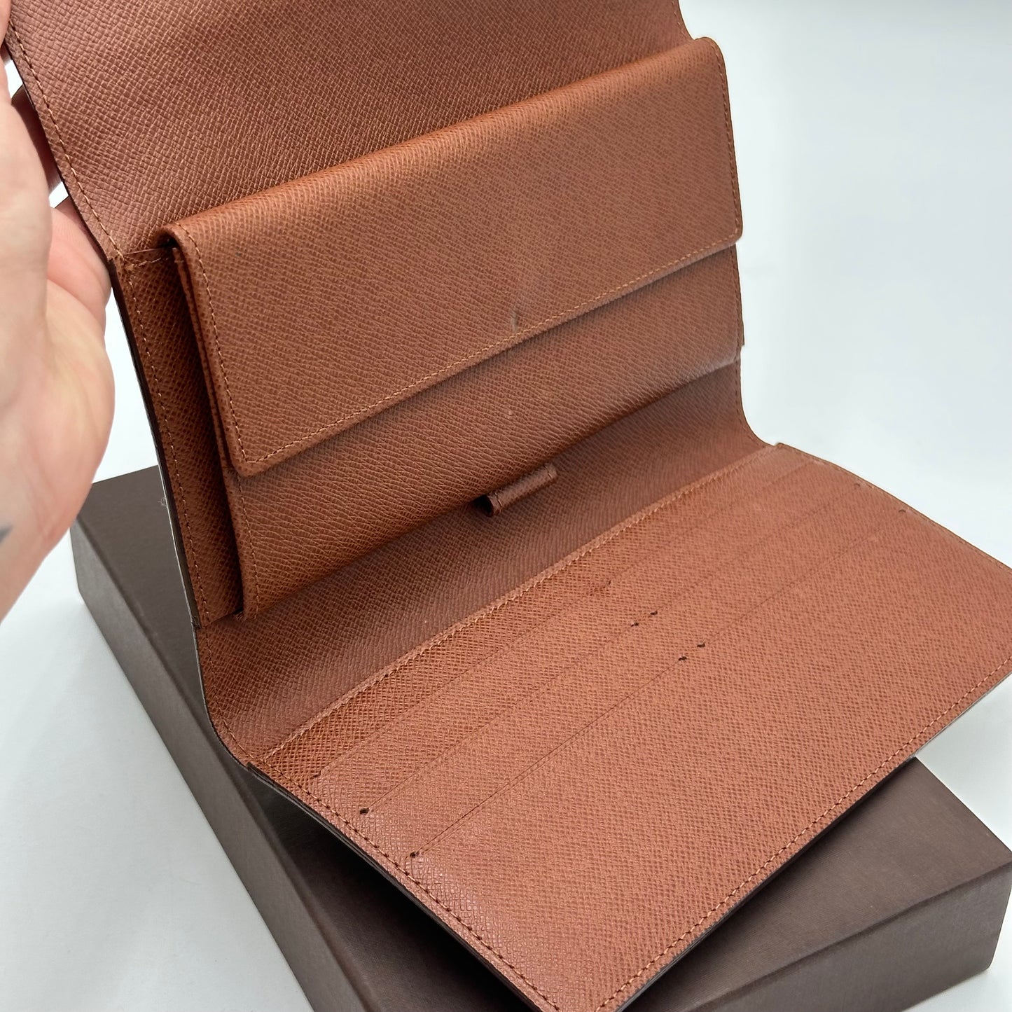 Authentic Louis Vuitton 1999 Monogram Trifold Wallet Crossbody