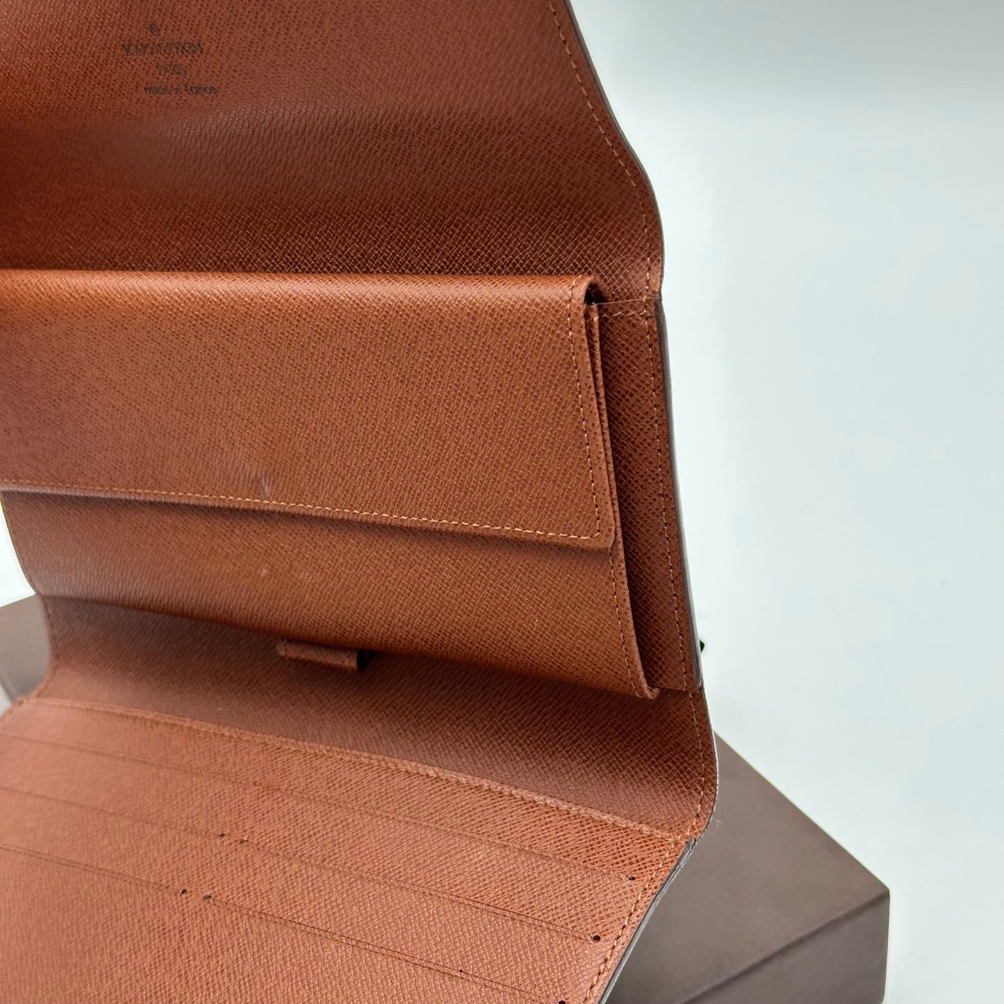 Authentic Louis Vuitton 1999 Monogram Trifold Wallet Crossbody