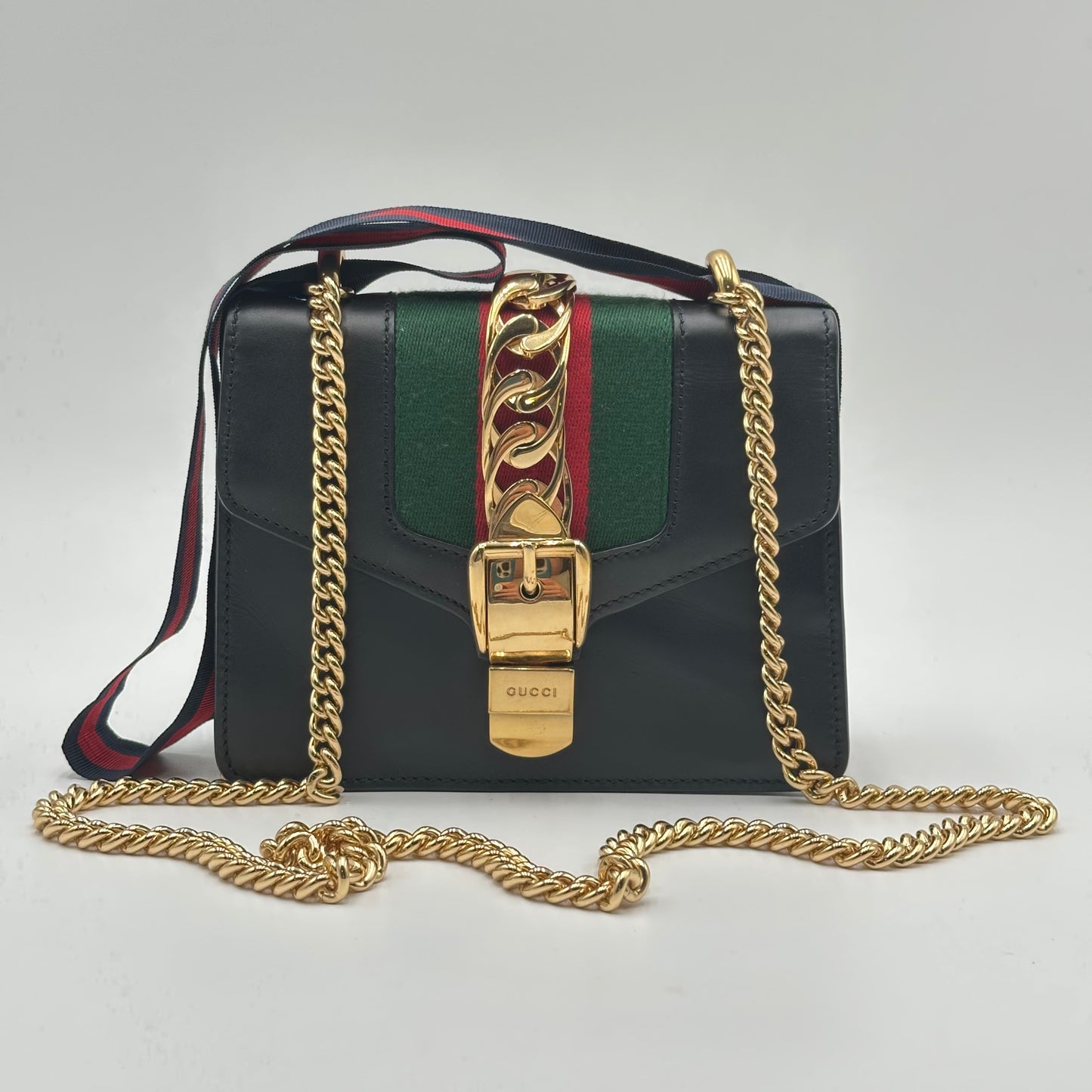 Authentic GUCCI Mini Black Sylvie