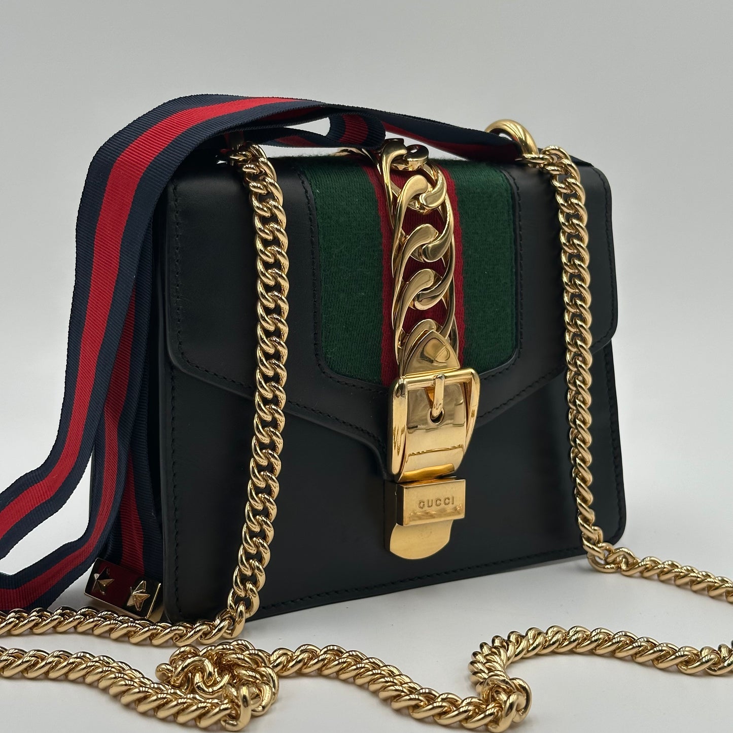 Authentic GUCCI Mini Black Sylvie