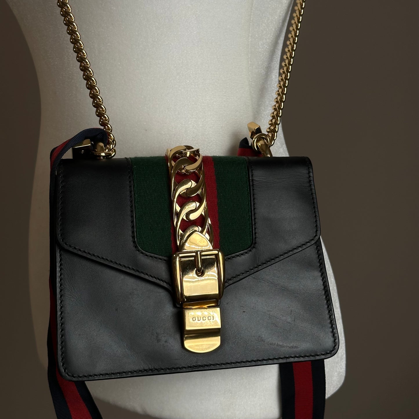 Authentic GUCCI Mini Black Sylvie