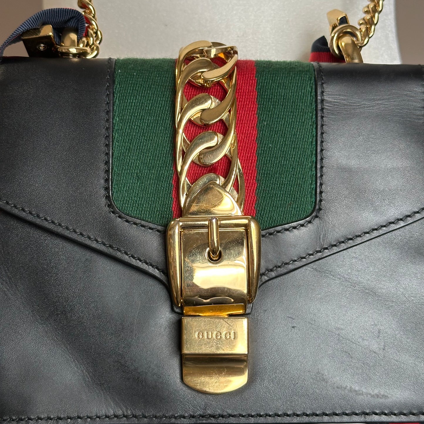 Authentic GUCCI Mini Black Sylvie