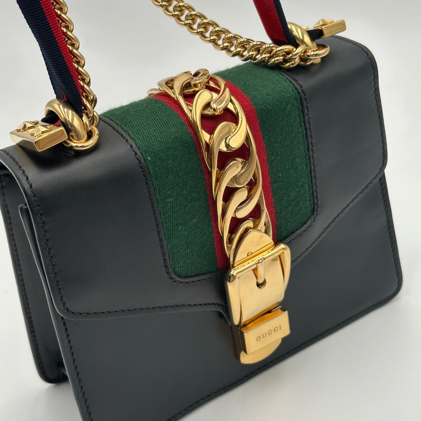 Authentic GUCCI Mini Black Sylvie