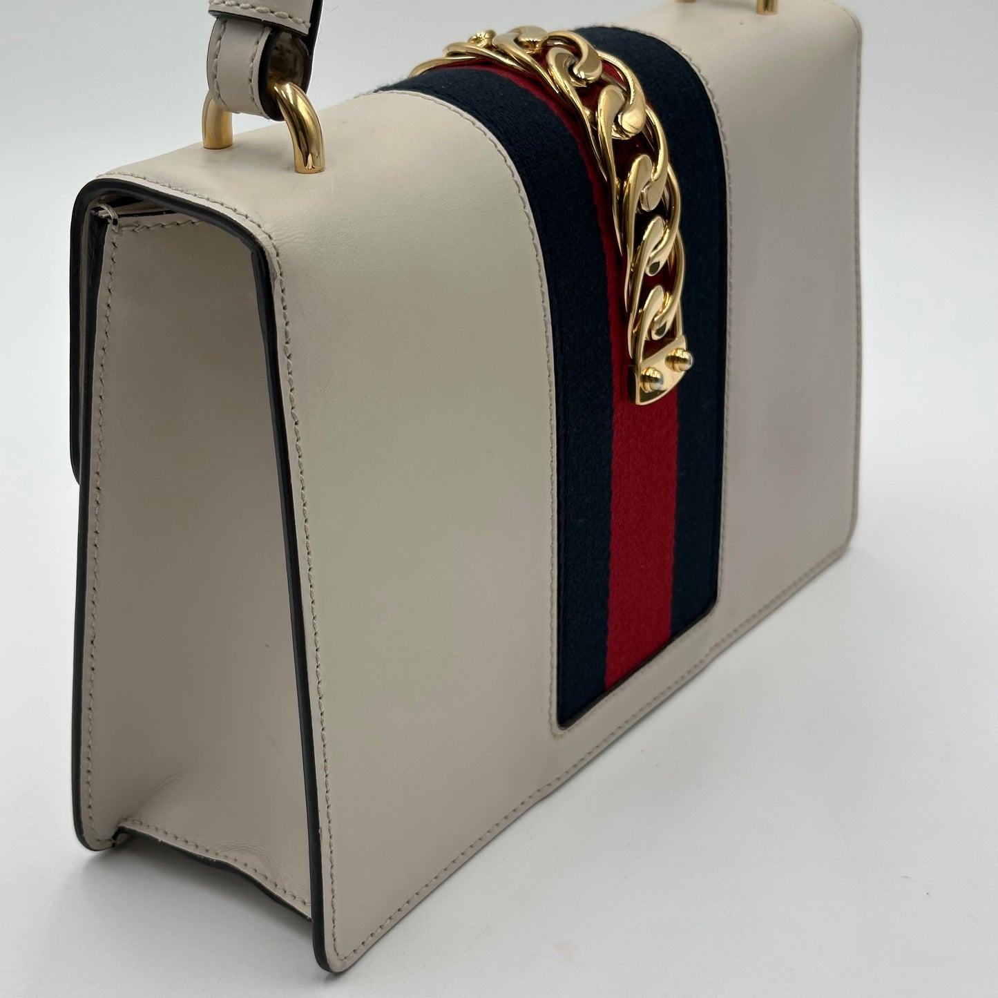 Authentic GUCCI Small Off White Sylvie