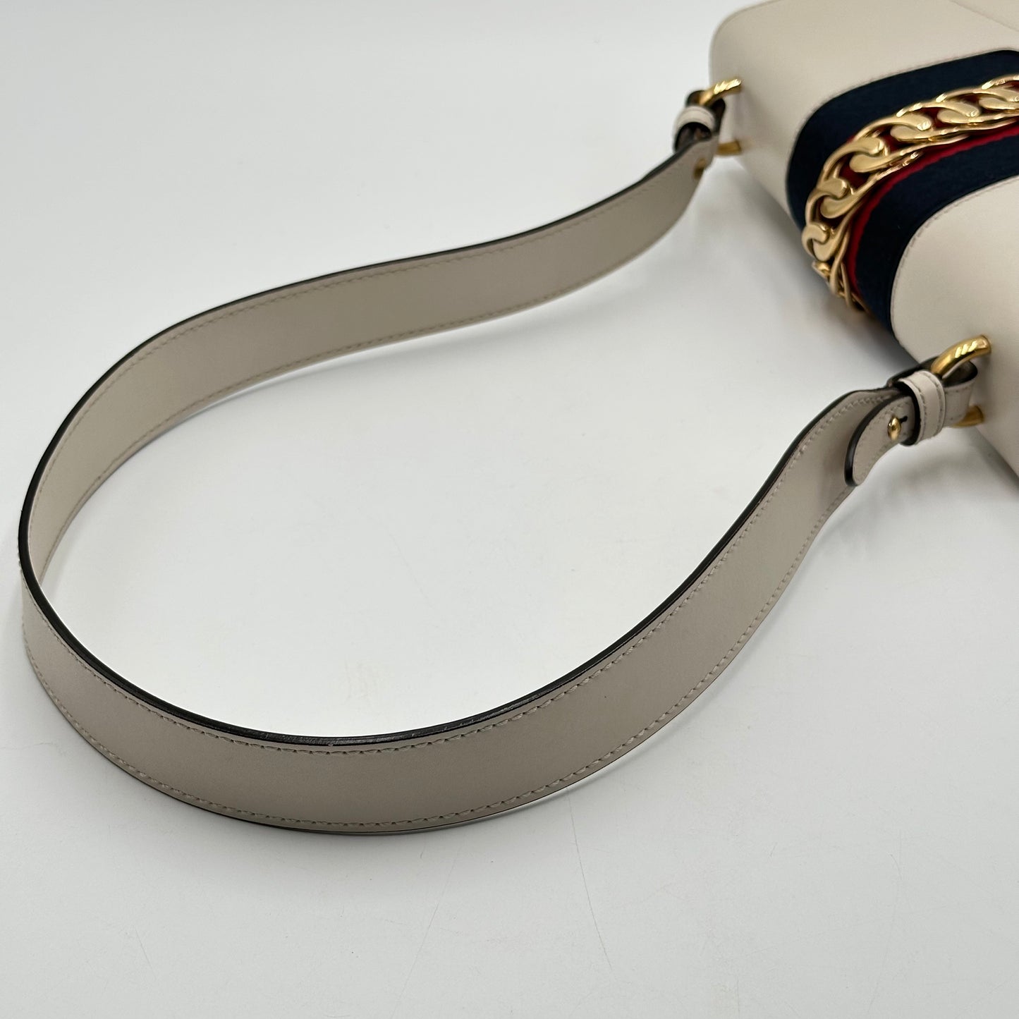 Authentic GUCCI Small Off White Sylvie