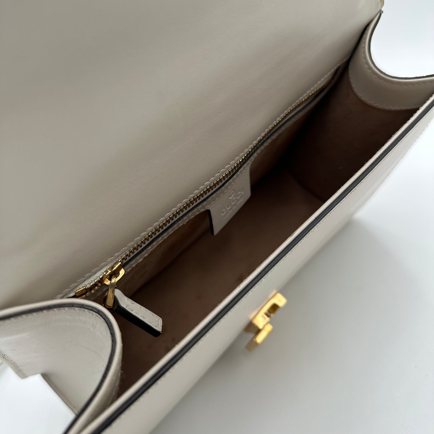 Authentic GUCCI Small Off White Sylvie