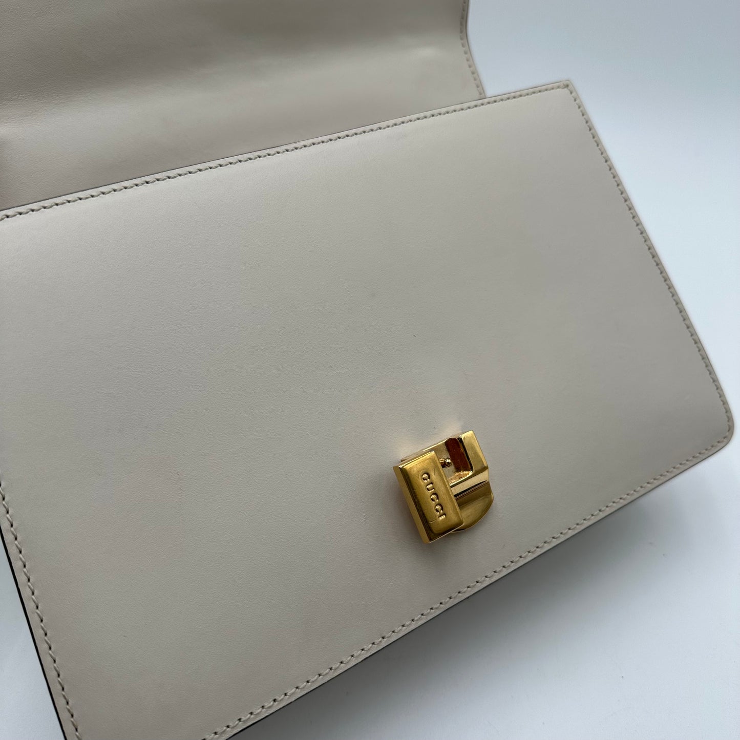 Authentic GUCCI Small Off White Sylvie