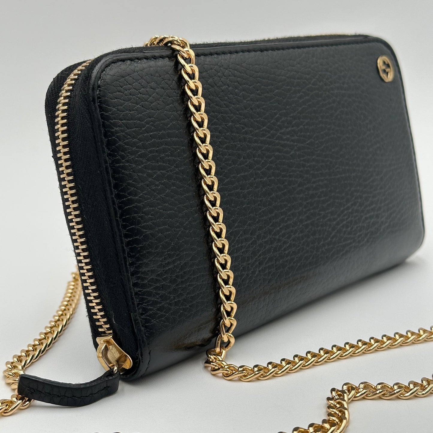 Authentic GUCCI Calfskin Zipper Wallet