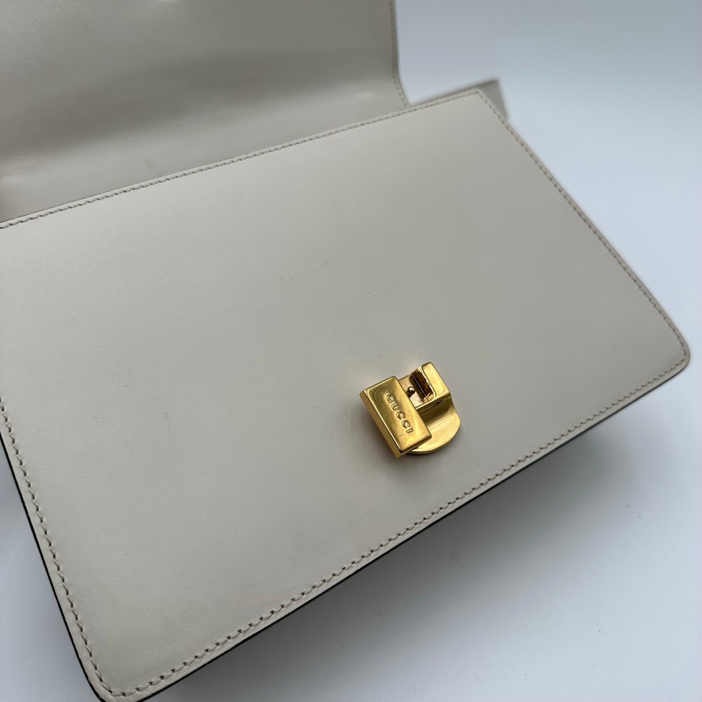 Authentic GUCCI Small Off White Sylvie