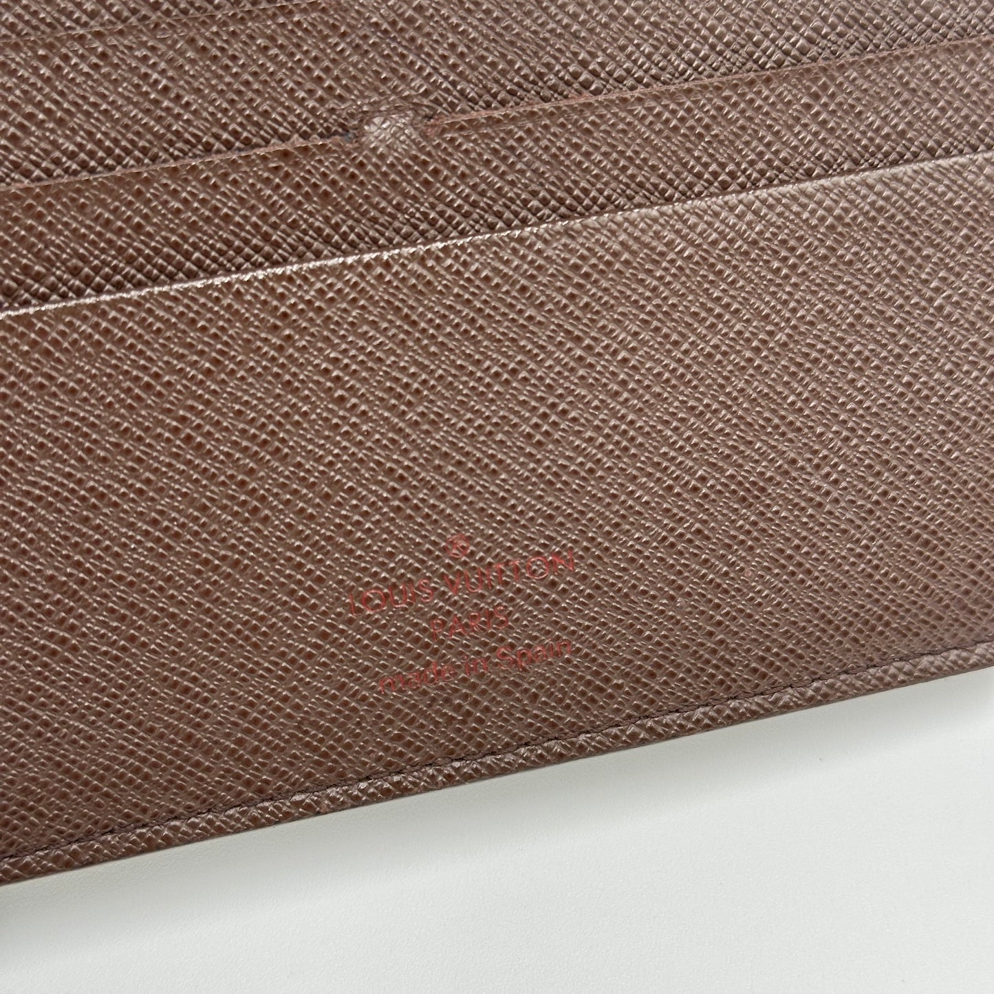 Authentic Louis Vuitton 2009 Damier Ebene Insolite Wallet Crossbody