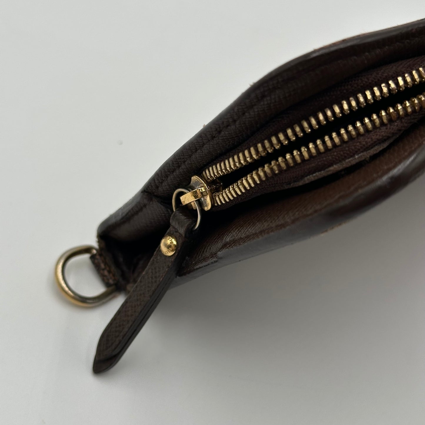 Authentic Louis Vuitton 2009 Damier Ebene Insolite Wallet Crossbody