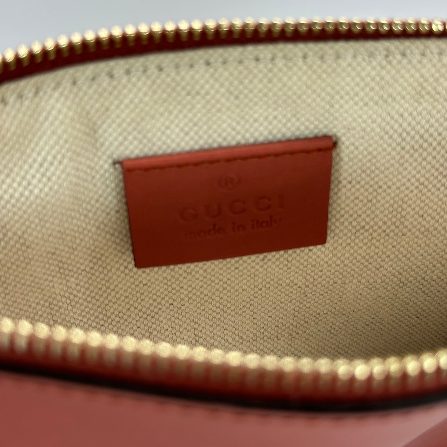 Authentic GUCCI GG Canvas Medium Craft Tote + Wristlet