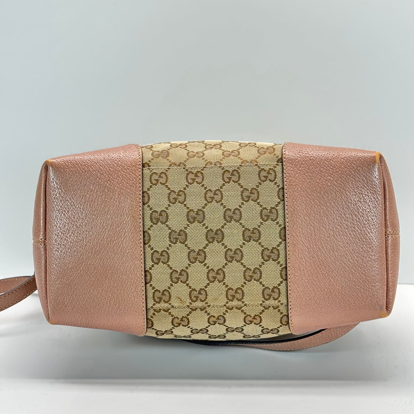 Authentic GUCCI GG Canvas Medium Bree Tote Crossbody