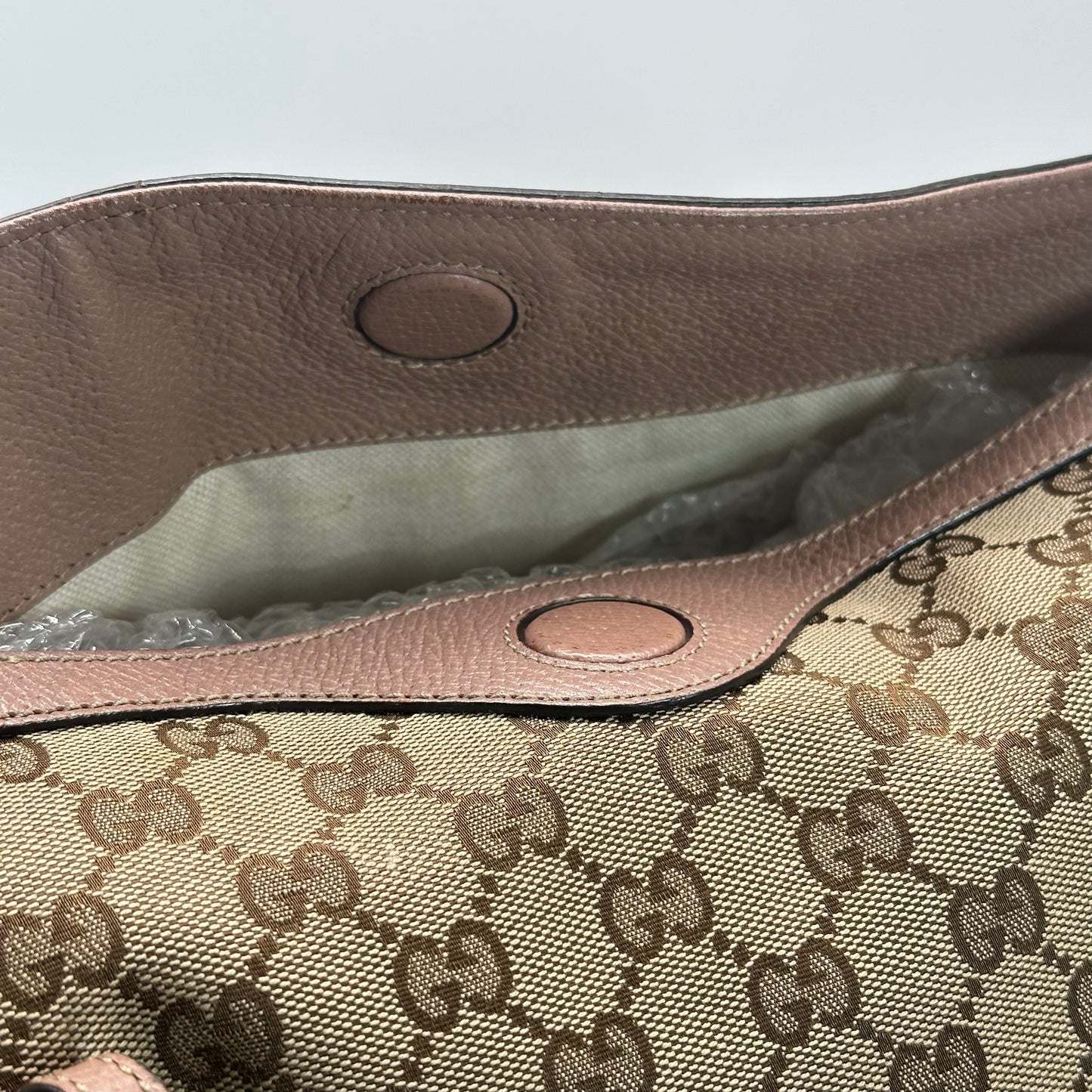 Authentic GUCCI GG Canvas Medium Bree Tote Crossbody