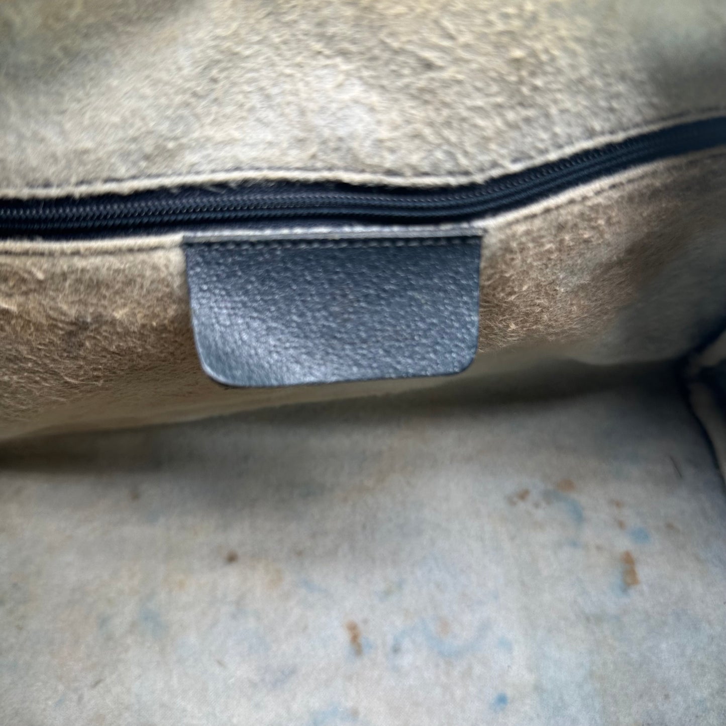 Authentic GUCCI Navy Blue Boston Handbag