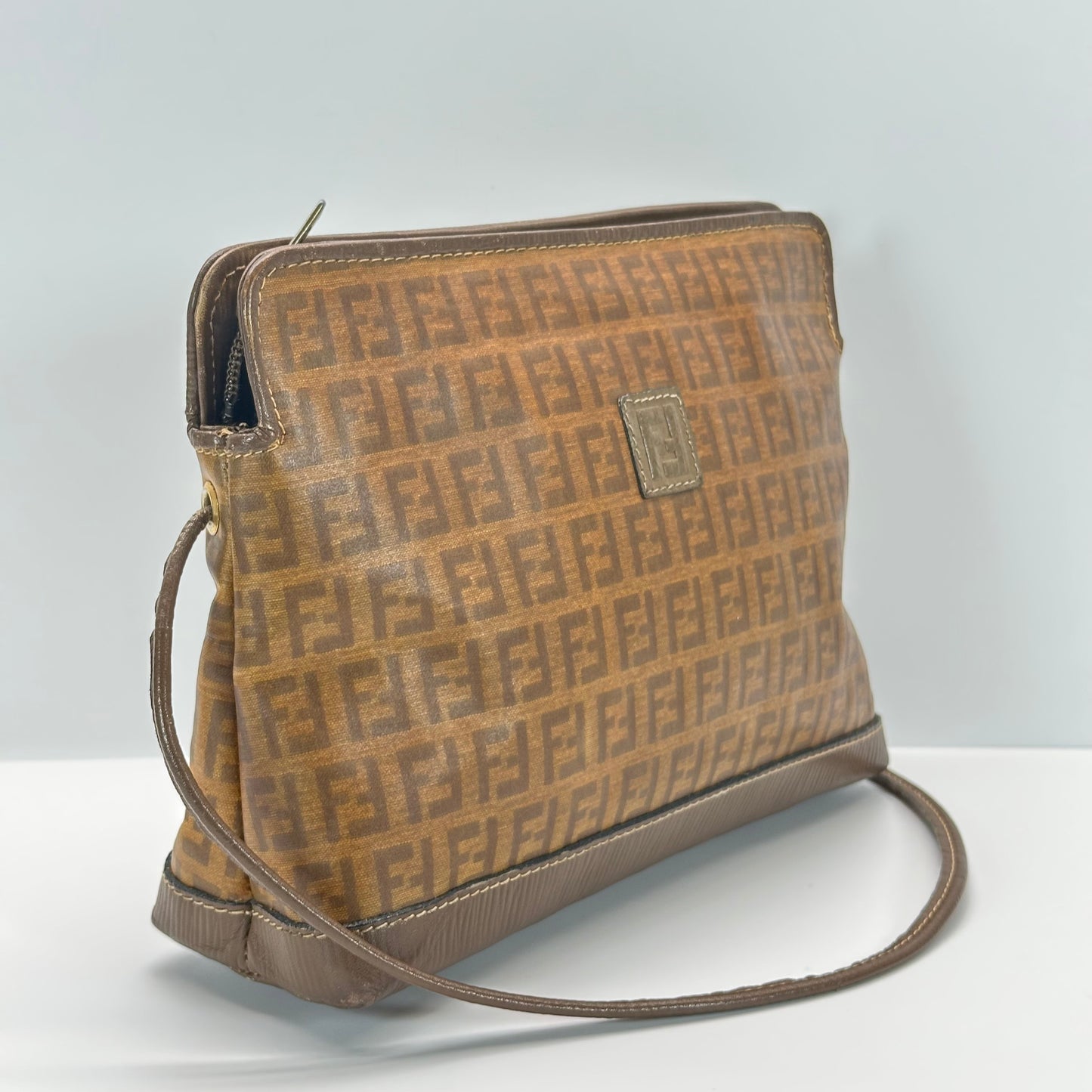 Authentic FENDI Zucca Shoulder Bag