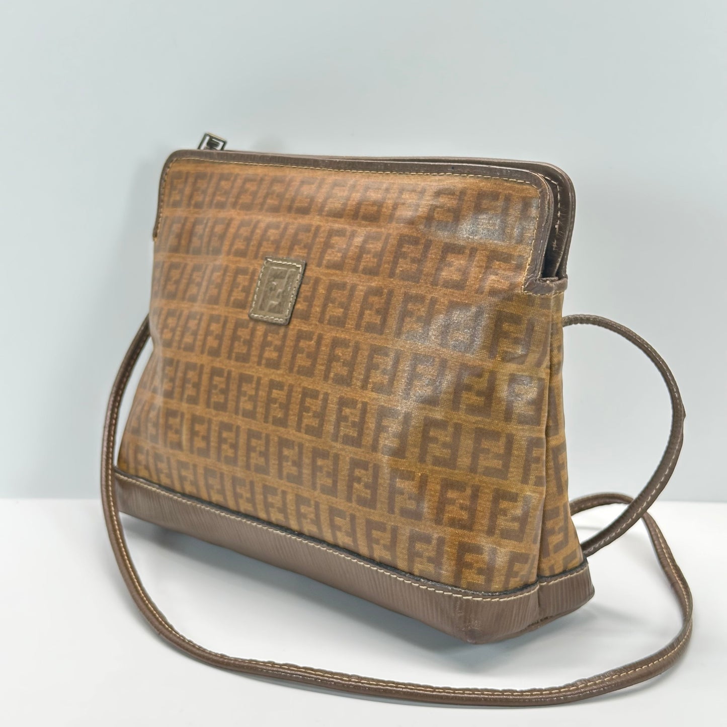 Authentic FENDI Zucca Shoulder Bag