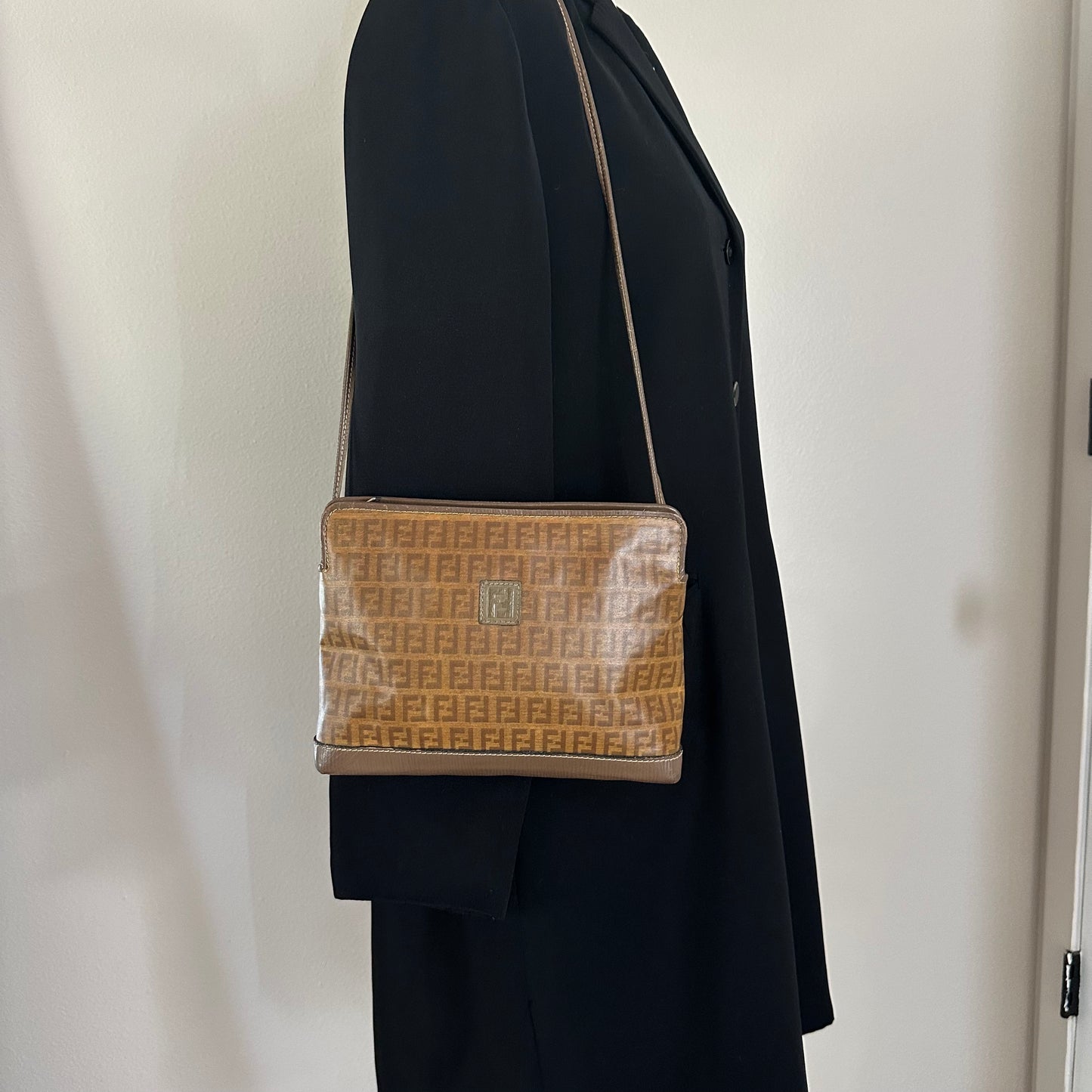 Authentic FENDI Zucca Shoulder Bag