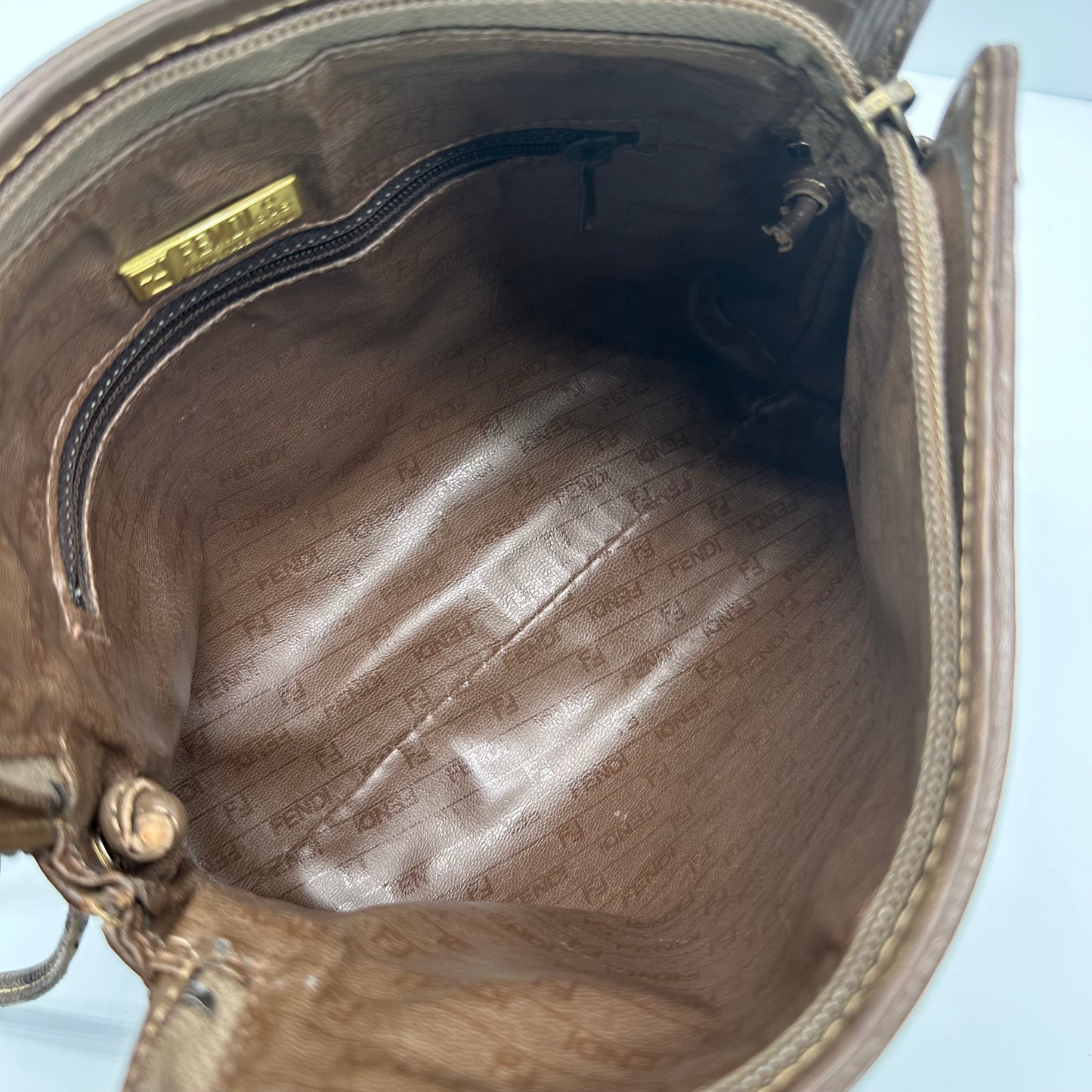 Authentic FENDI Zucca Shoulder Bag