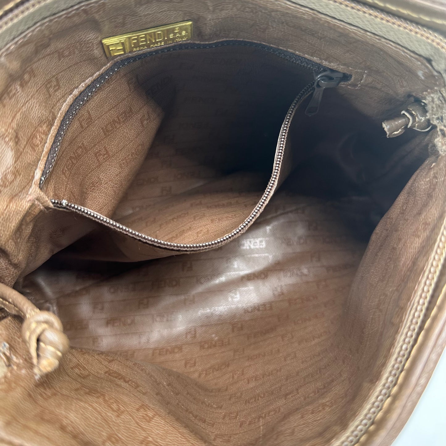 Authentic FENDI Zucca Shoulder Bag