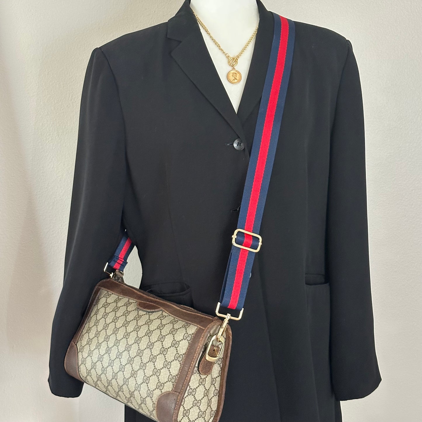 Authentic GUCCI Canvas Vintage Crossbody