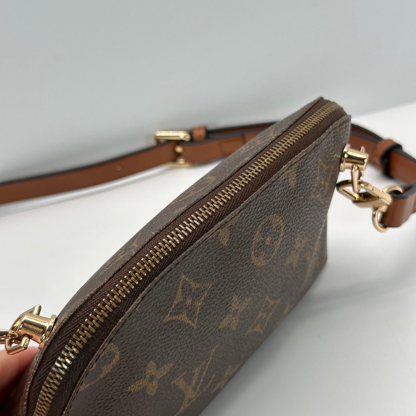Authentic Louis Vuitton Monogram Cosmetic Pouch Crossbody