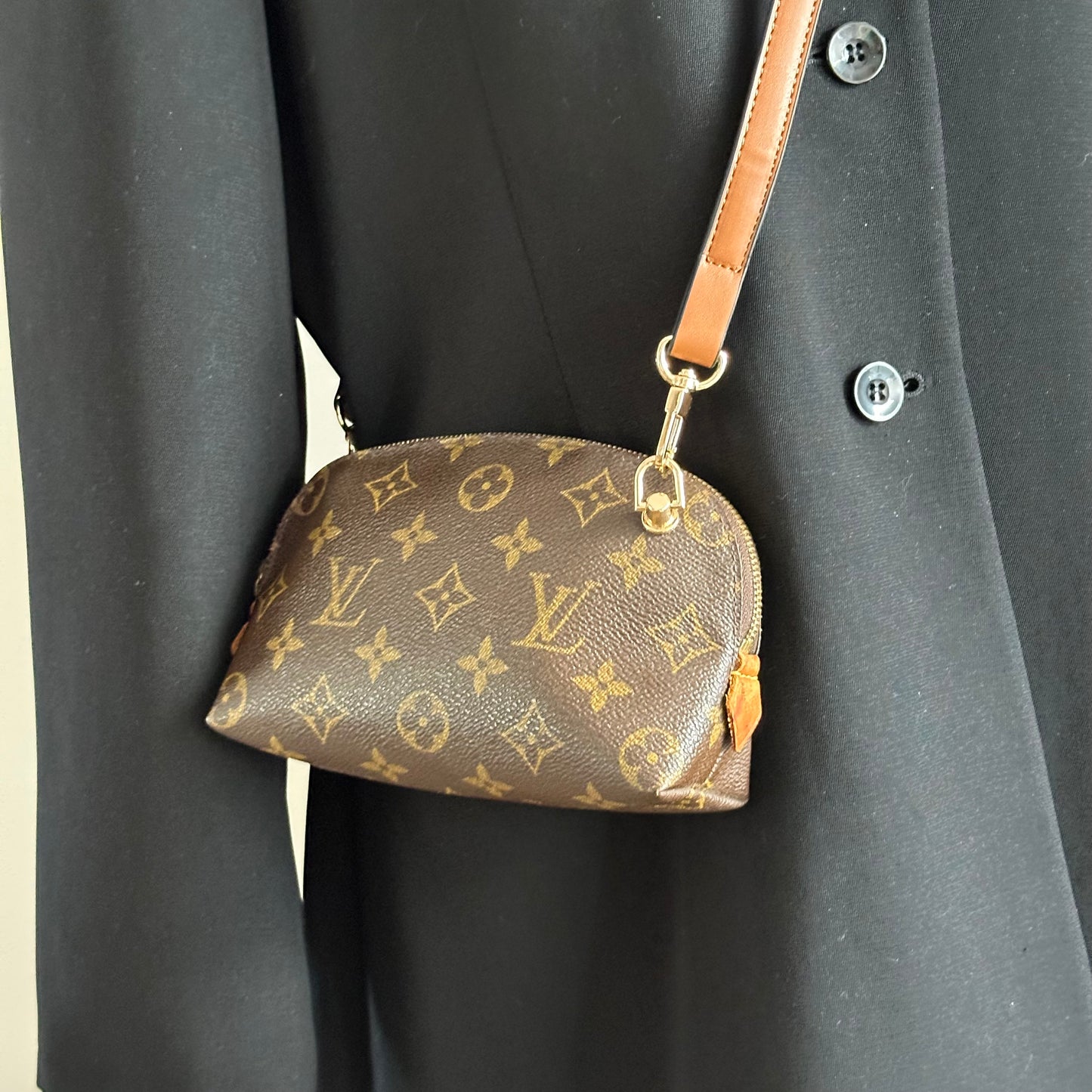 Authentic Louis Vuitton Monogram Cosmetic Pouch Crossbody