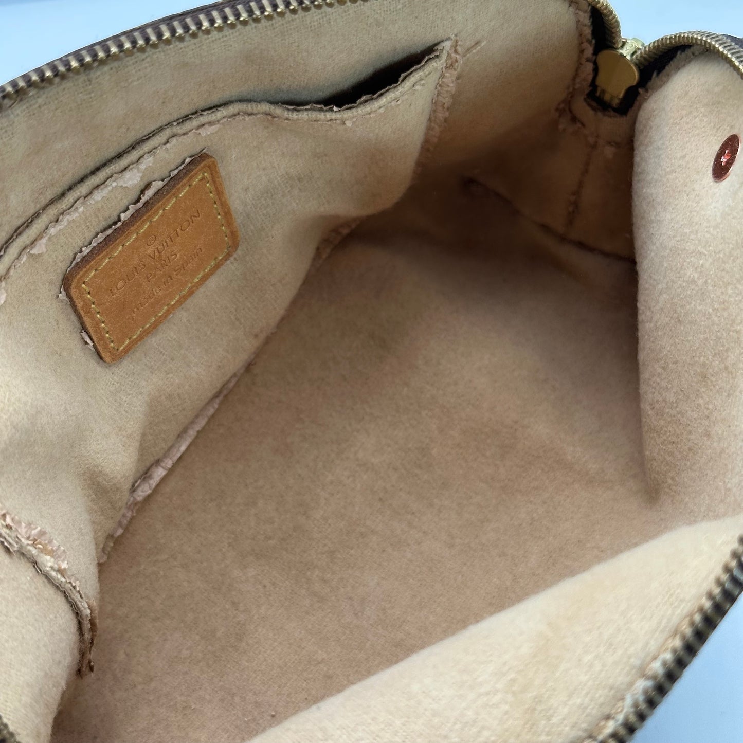 Authentic Louis Vuitton Monogram Cosmetic Pouch Crossbody