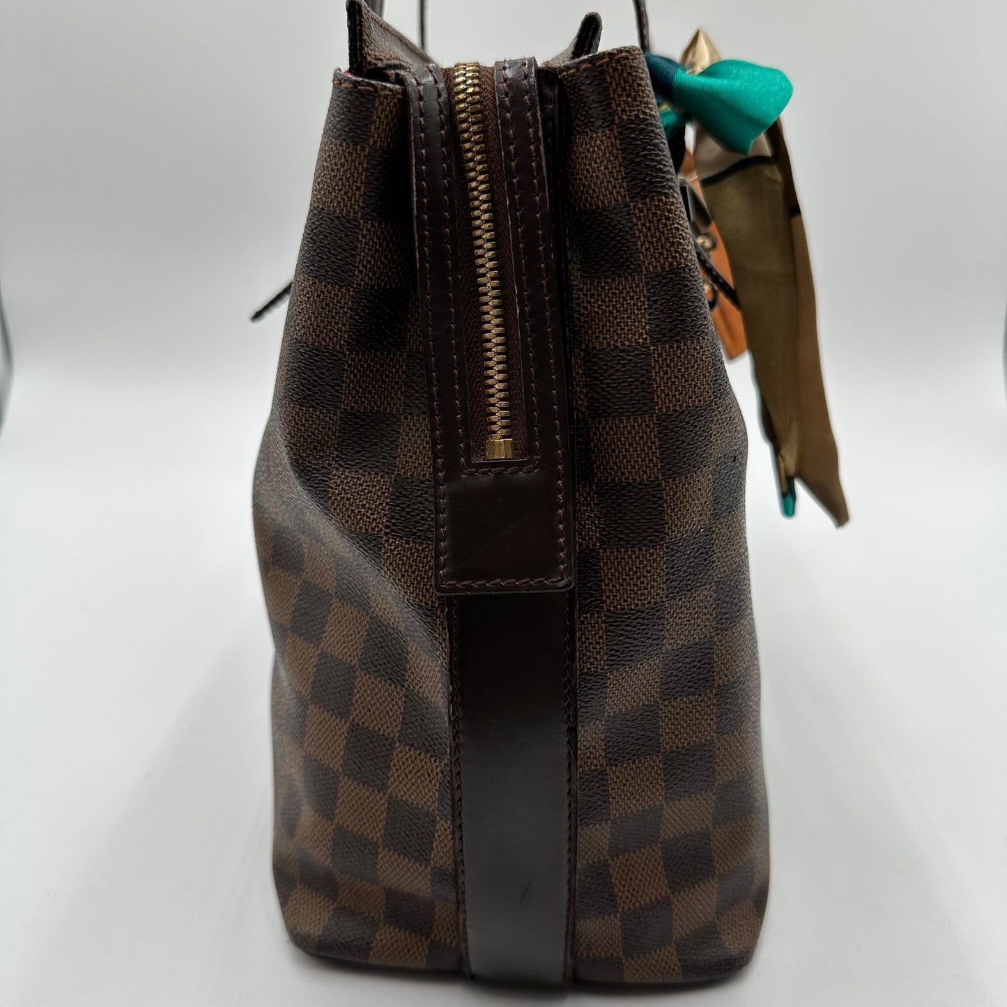 Authentic Louis Vuitton 2009 Damier Ebene Chelsea Tote