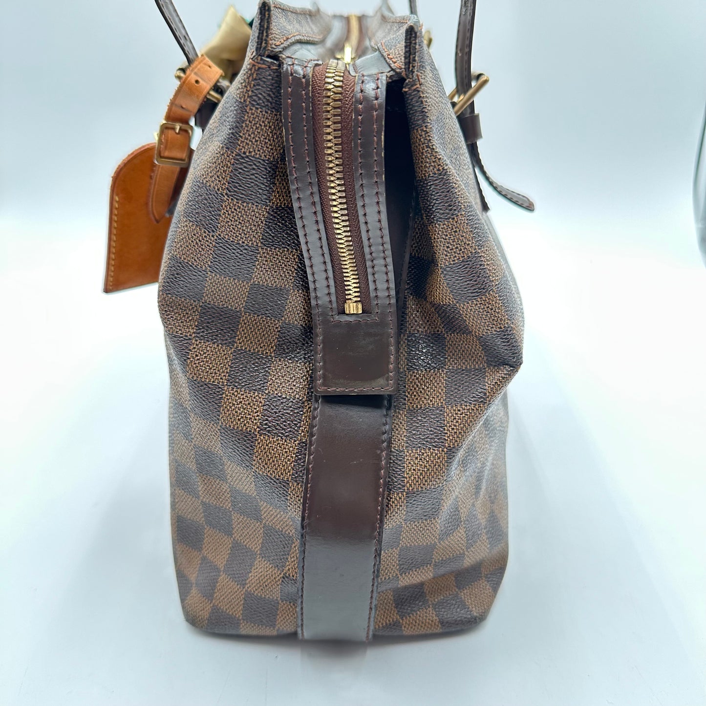 Authentic Louis Vuitton 2009 Damier Ebene Chelsea Tote