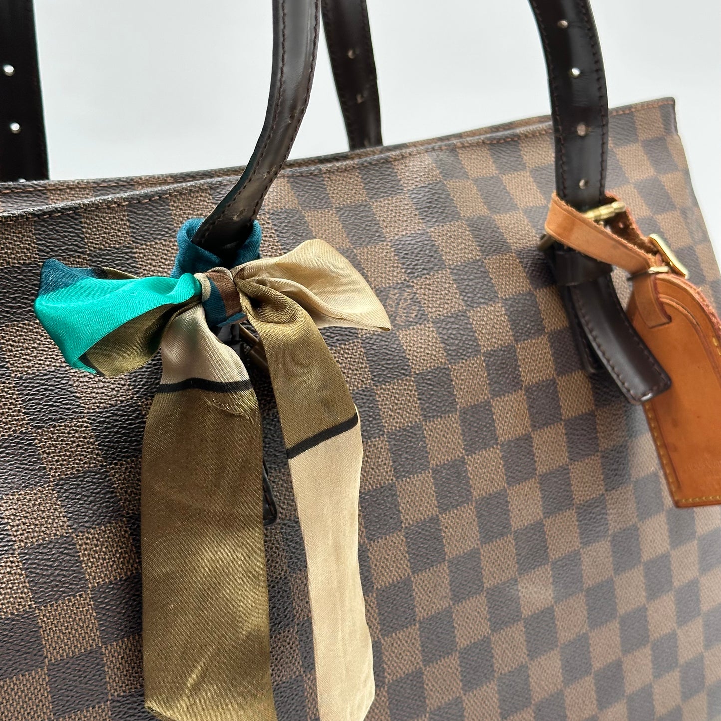 Authentic Louis Vuitton 2009 Damier Ebene Chelsea Tote