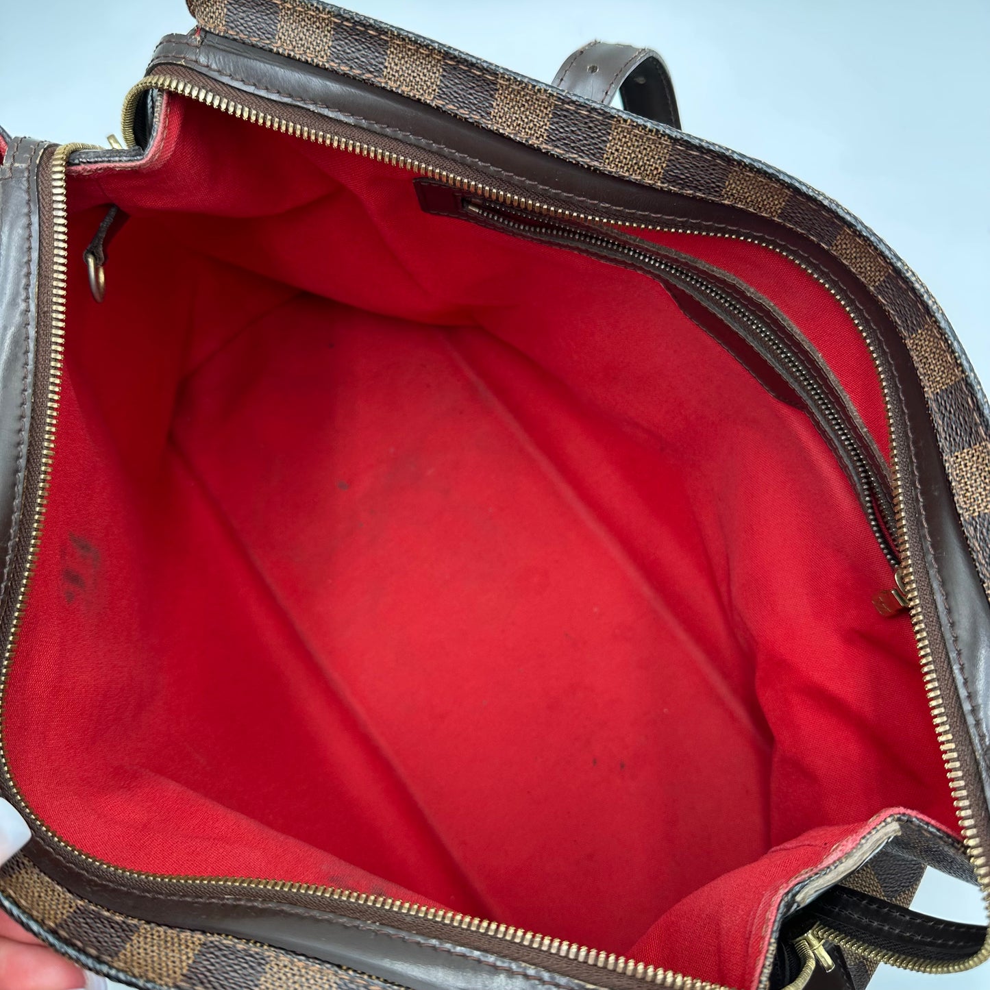 Authentic Louis Vuitton 2009 Damier Ebene Chelsea Tote