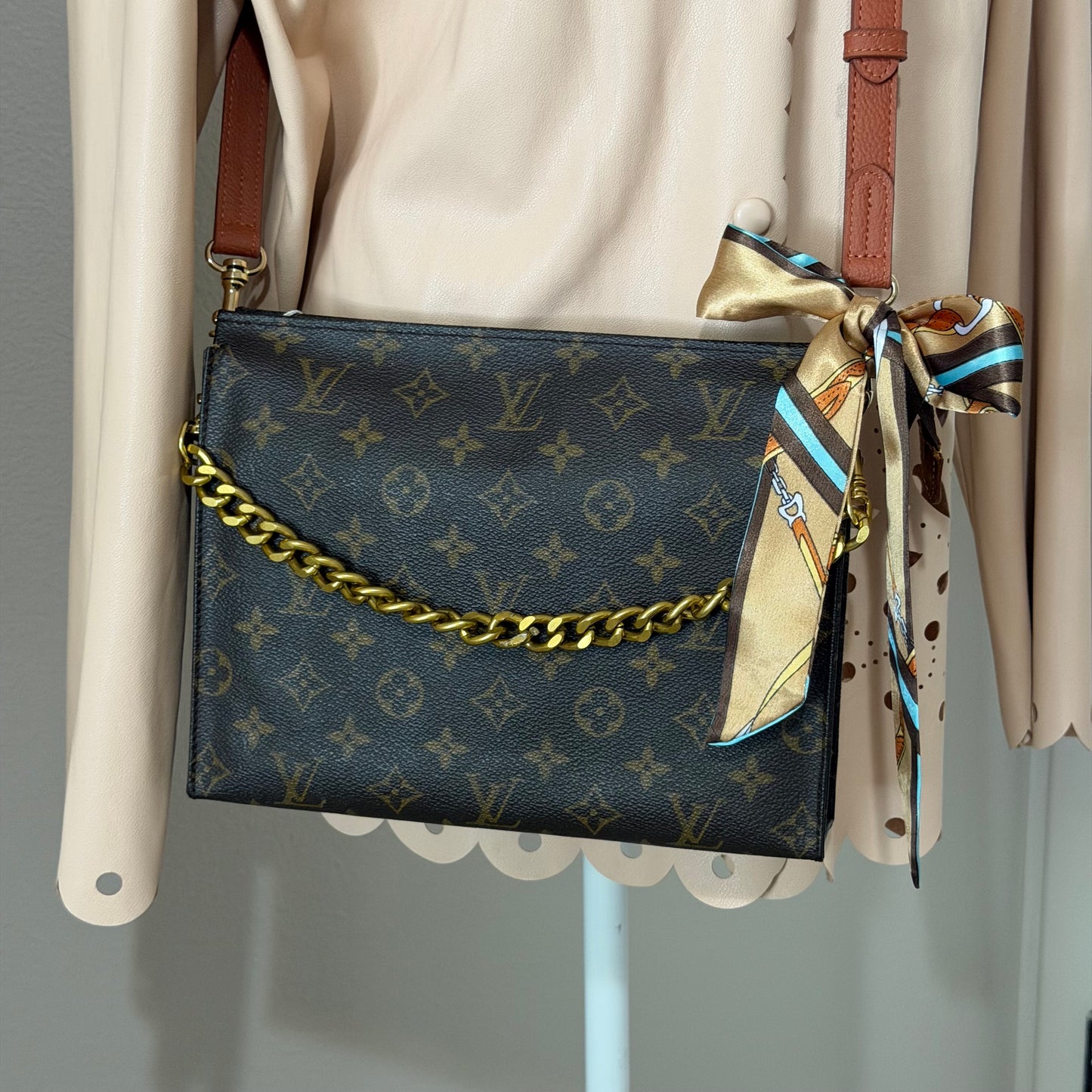 Authentic Louis Vuitton Monogram Toiletry 26 Crossbody