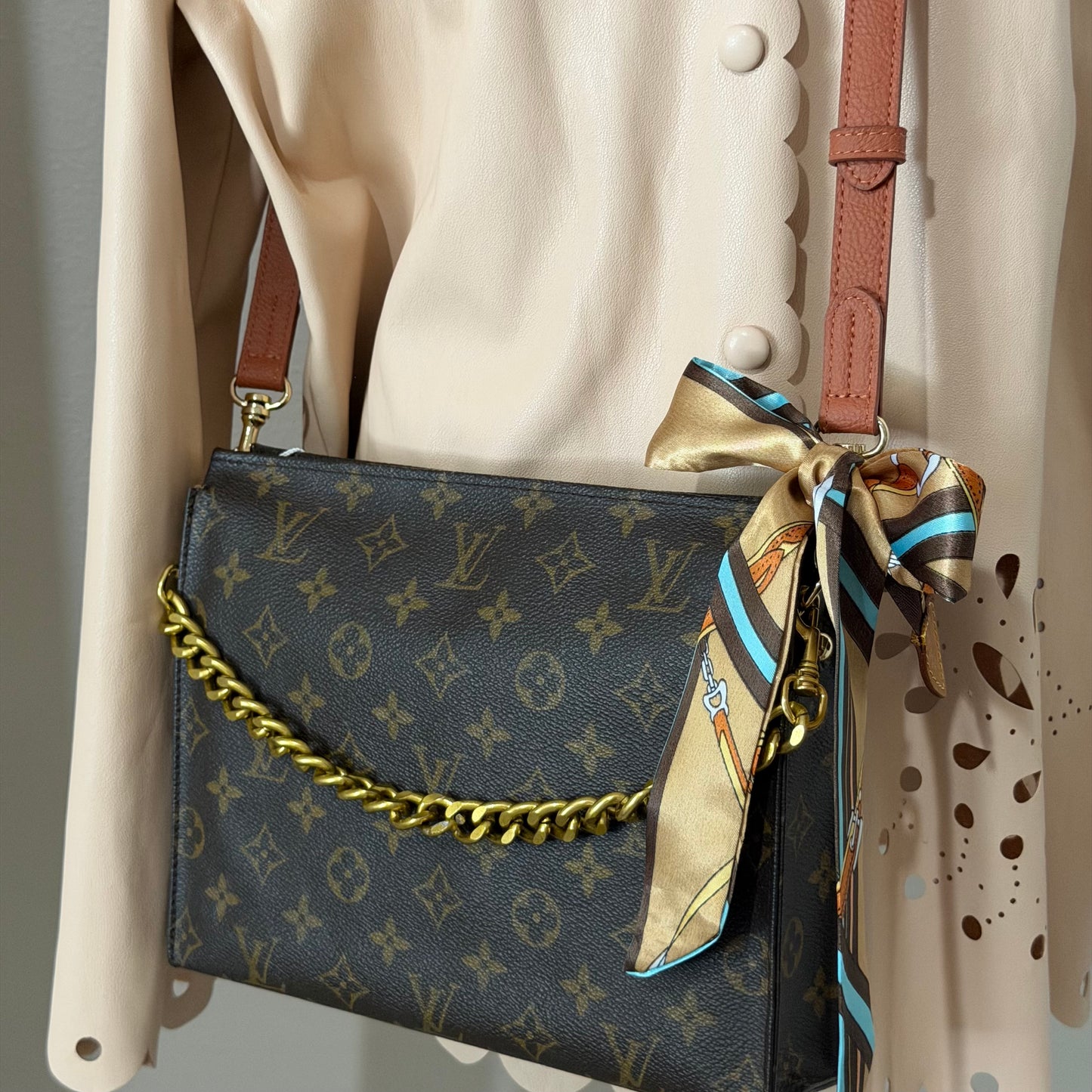 Authentic Louis Vuitton Monogram Toiletry 26 Crossbody