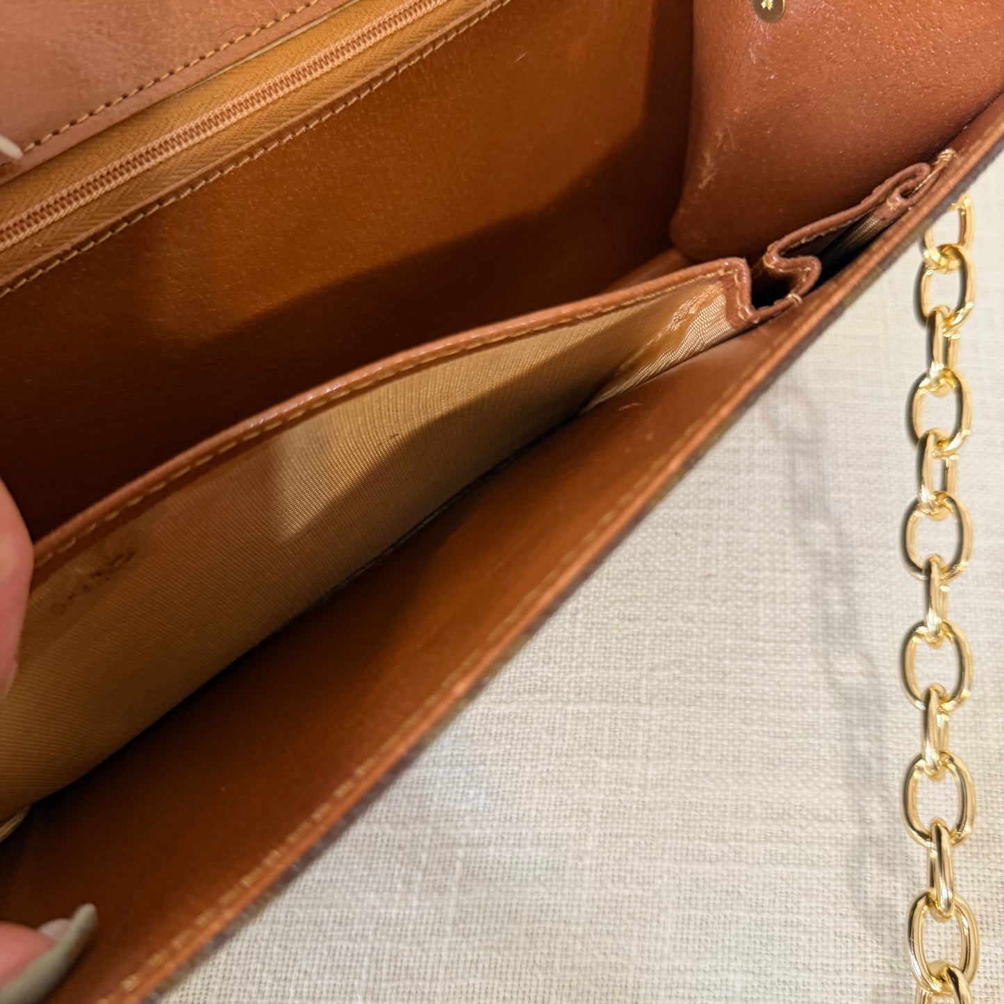 Authentic Louis Vuitton 1982 Monogram Pochette Dame Crossbody