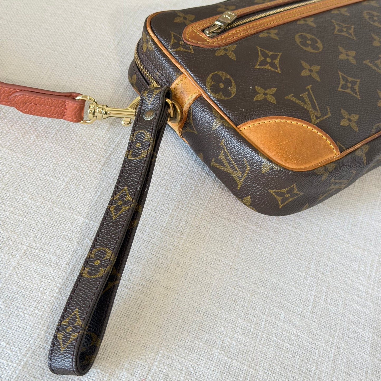 Authentic Louis Vuitton 1991 Monogram Marly Dragonne Crossbody