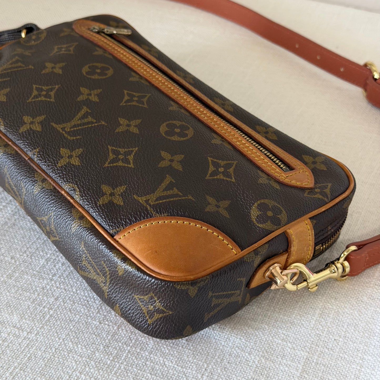 Authentic Louis Vuitton 1991 Monogram Marly Dragonne Crossbody