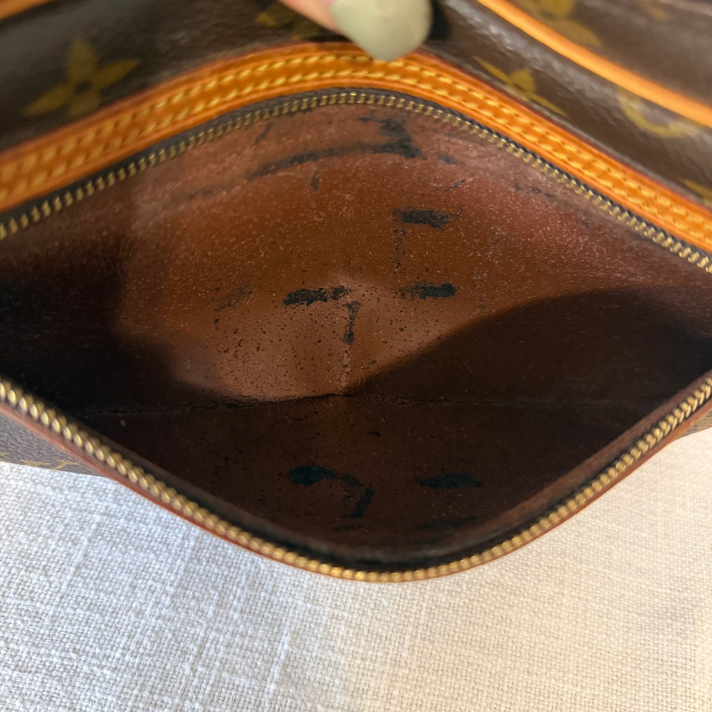 Authentic Louis Vuitton 1991 Monogram Marly Dragonne Crossbody